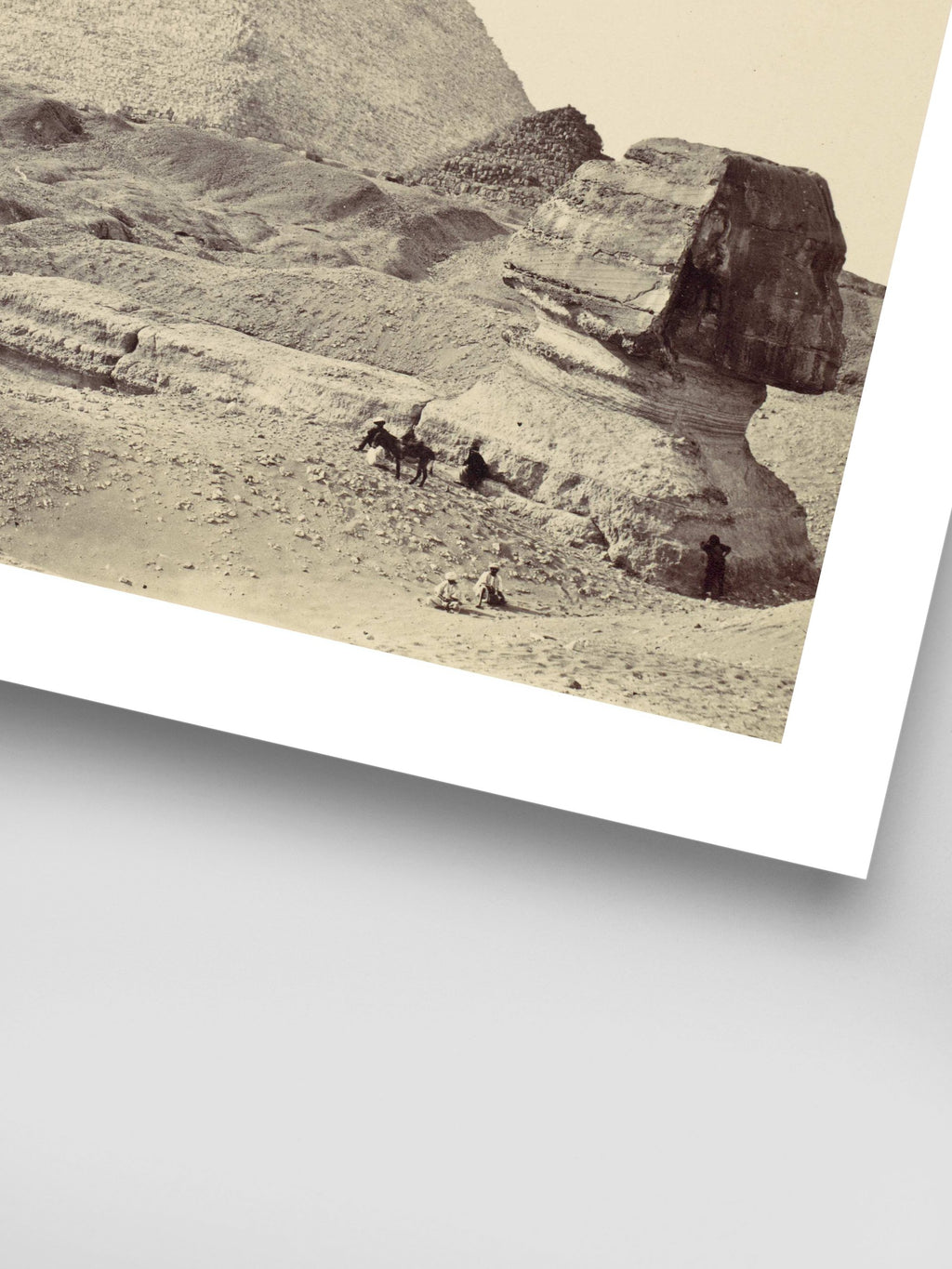 Francis Frith - The Sphynx and Great Pyramid, Geezeh