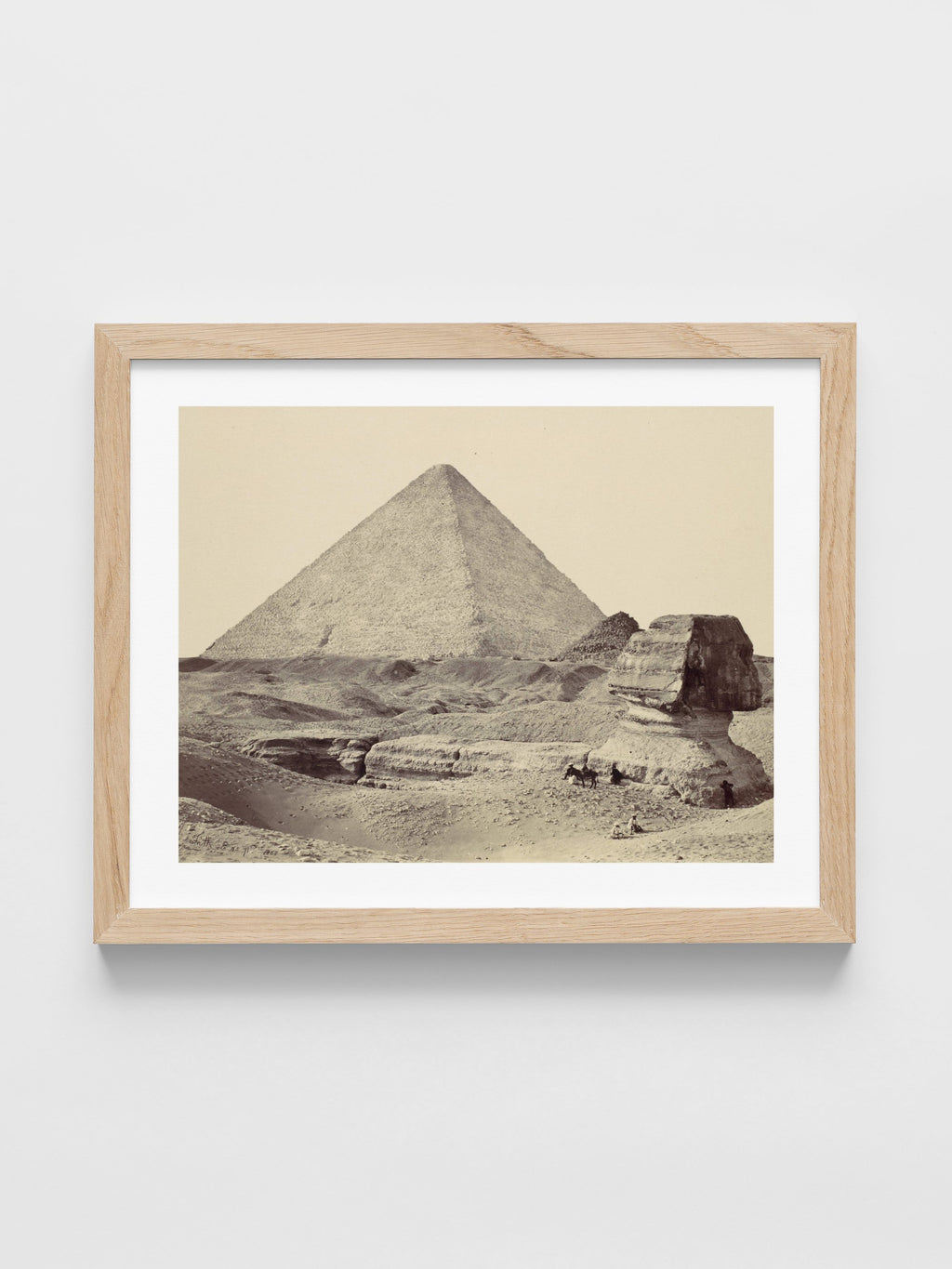 Francis Frith - The Sphynx and Great Pyramid, Geezeh