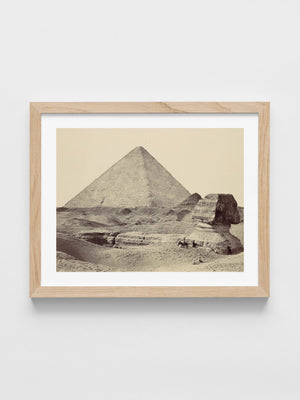 Francis Frith - The Sphynx and Great Pyramid, Geezeh