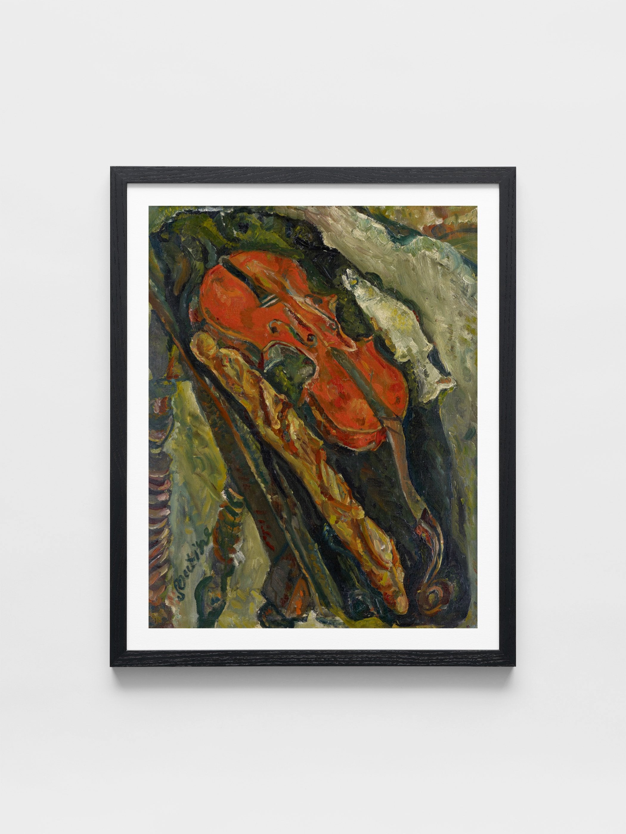 Chaïm Soutine - Still Life with Violin, Bread and Fish