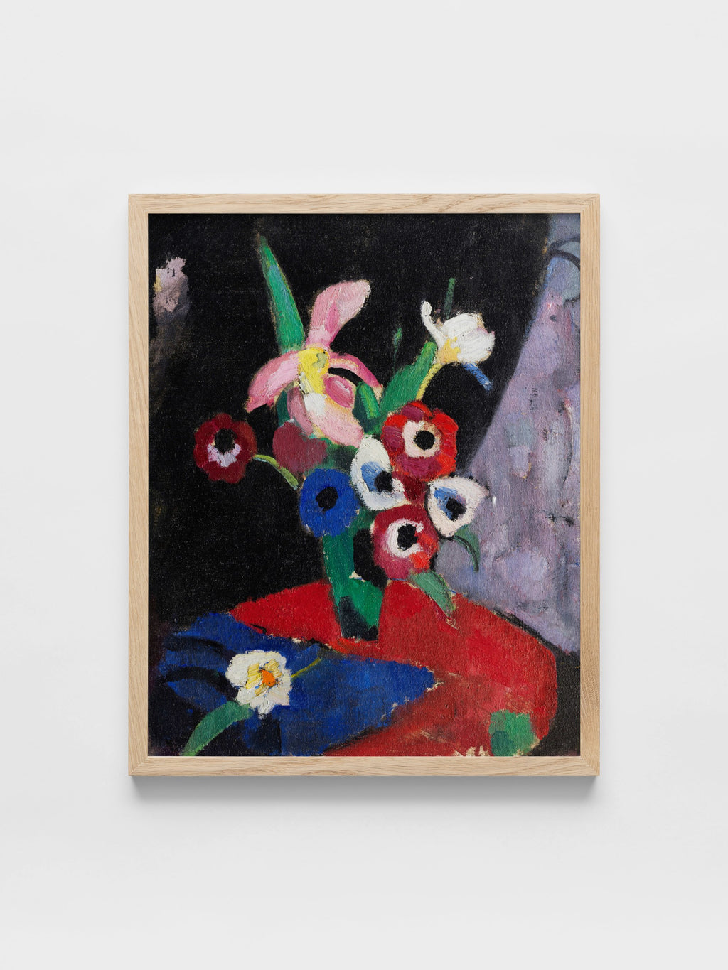 Hermann Stenner - Flower Still Life on a Black Background II