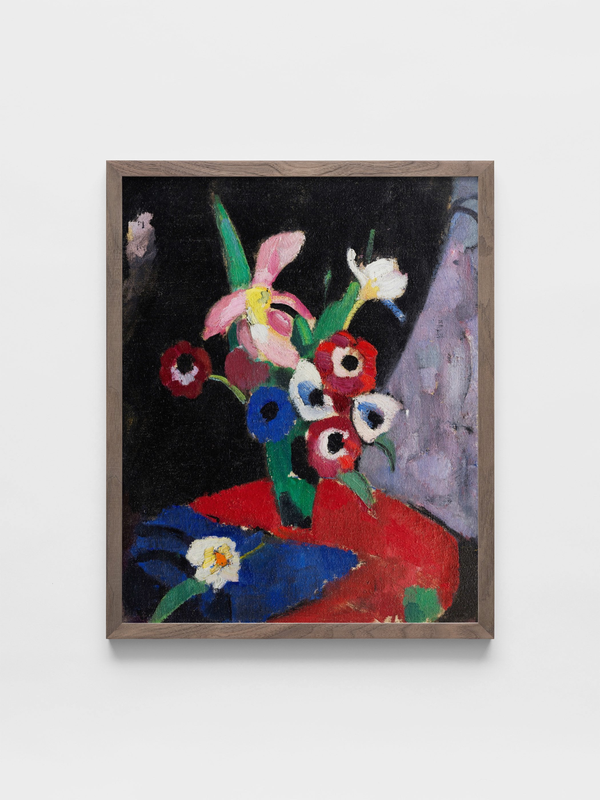Hermann Stenner - Flower Still Life on a Black Background II