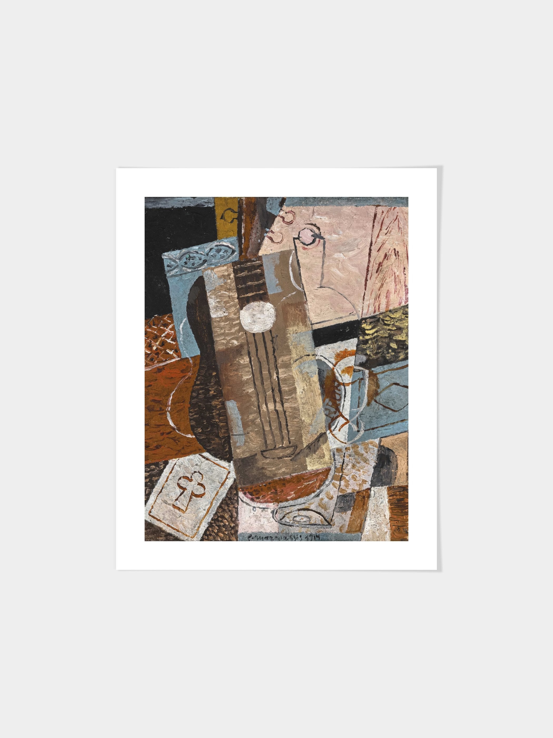Louis Marcoussis - Still Life with Guitar