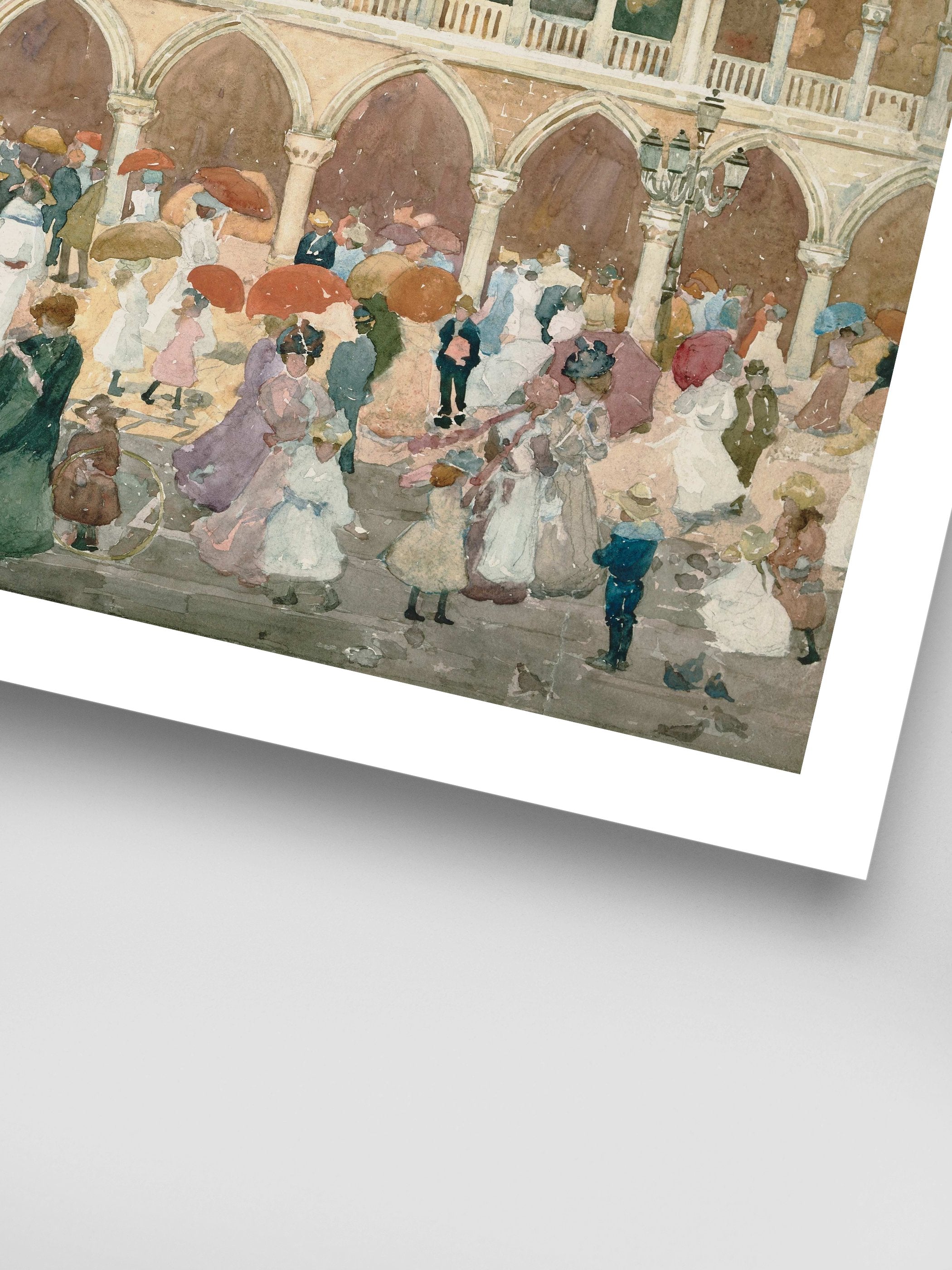 Maurice Prendergast - Sunlight on the Piazzetta