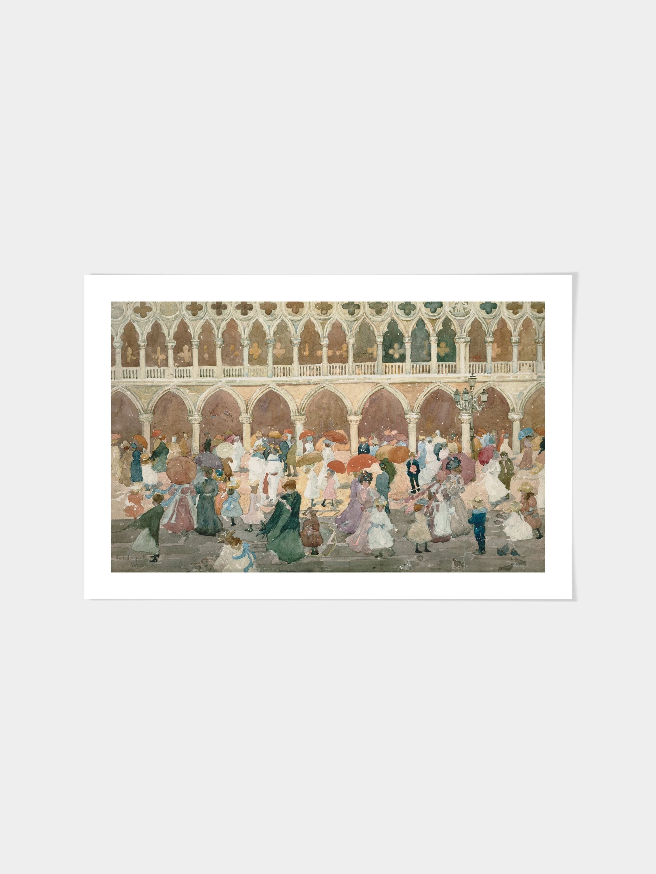 Maurice Prendergast - Sunlight on the Piazzetta