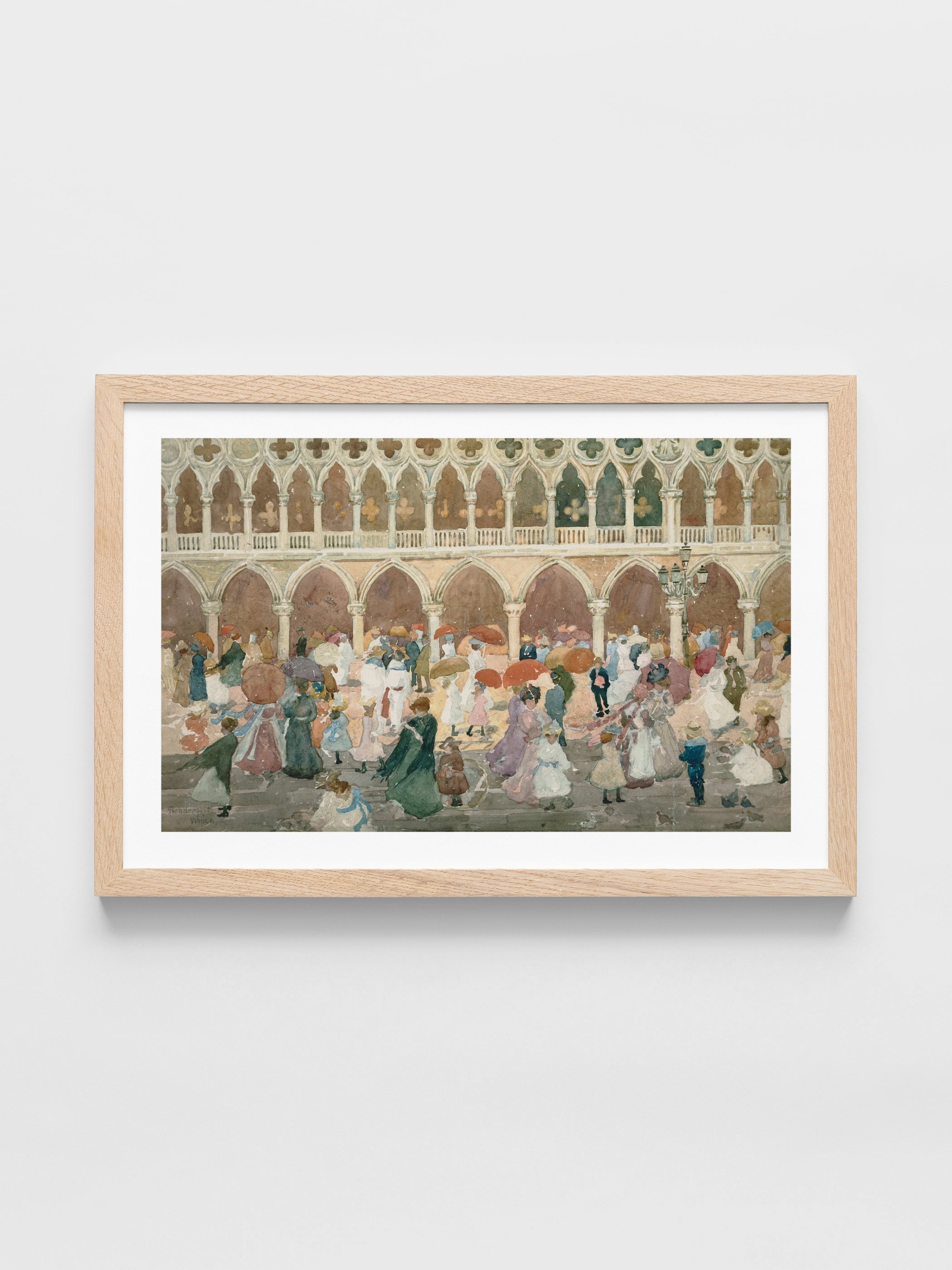 Maurice Prendergast - Sunlight on the Piazzetta