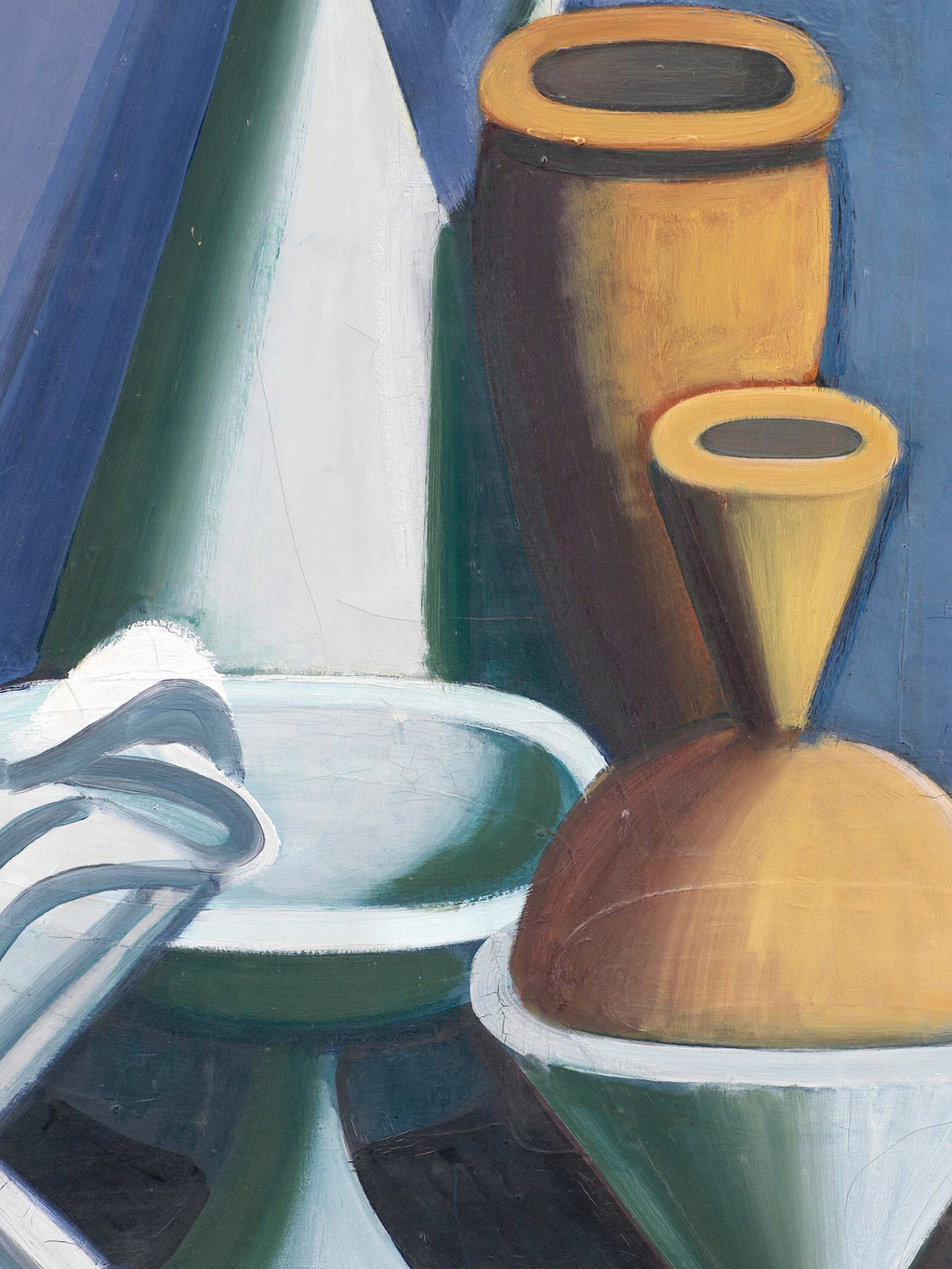 Vilhelm Lundstrøm - Still Life with Water Jug, Towel and Jars