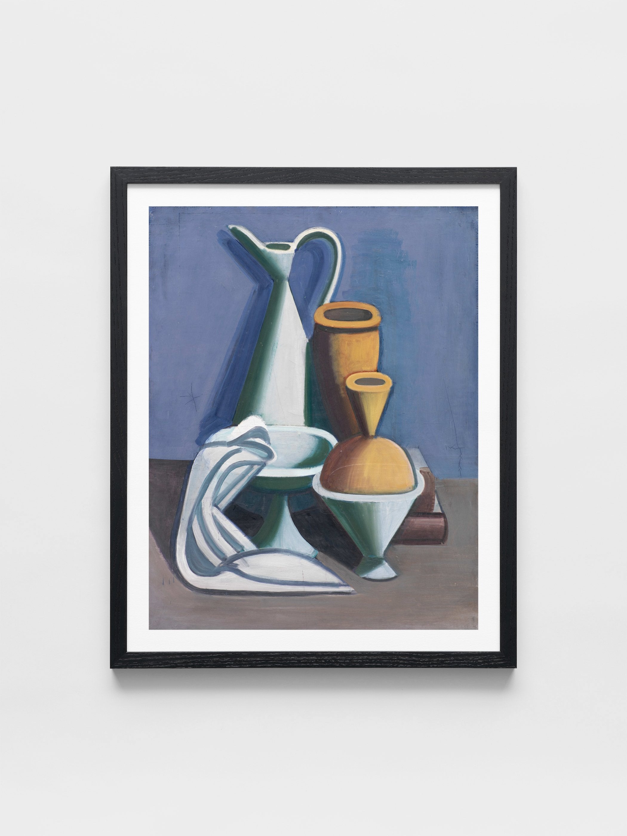 Vilhelm Lundstrøm - Still Life with Water Jug, Towel and Jars