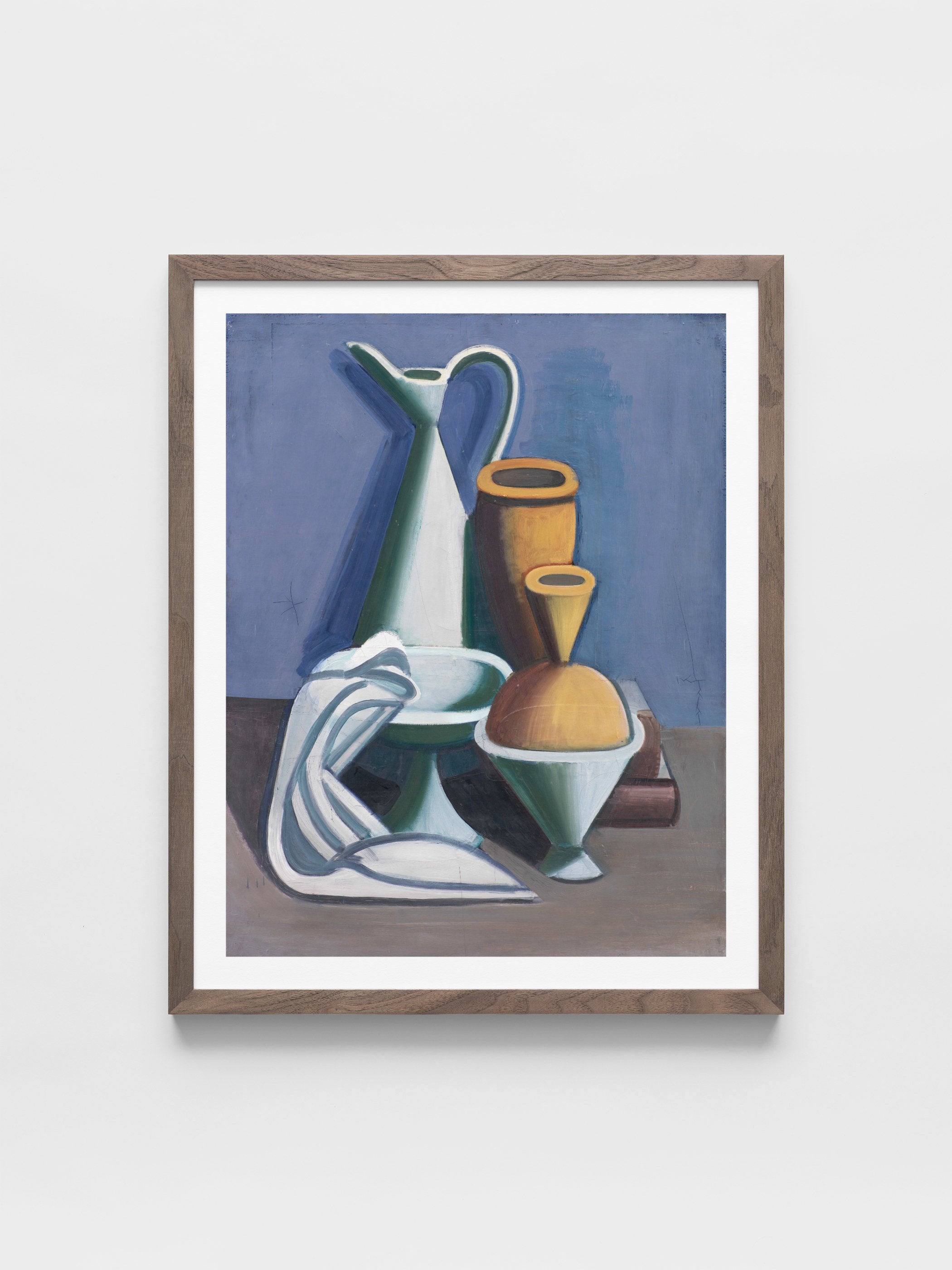 Vilhelm Lundstrøm - Still Life with Water Jug, Towel and Jars