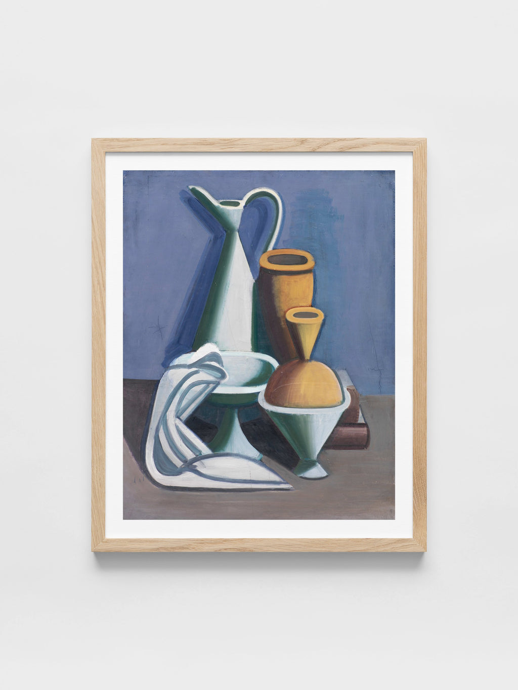 Vilhelm Lundstrøm - Still Life with Water Jug, Towel and Jars