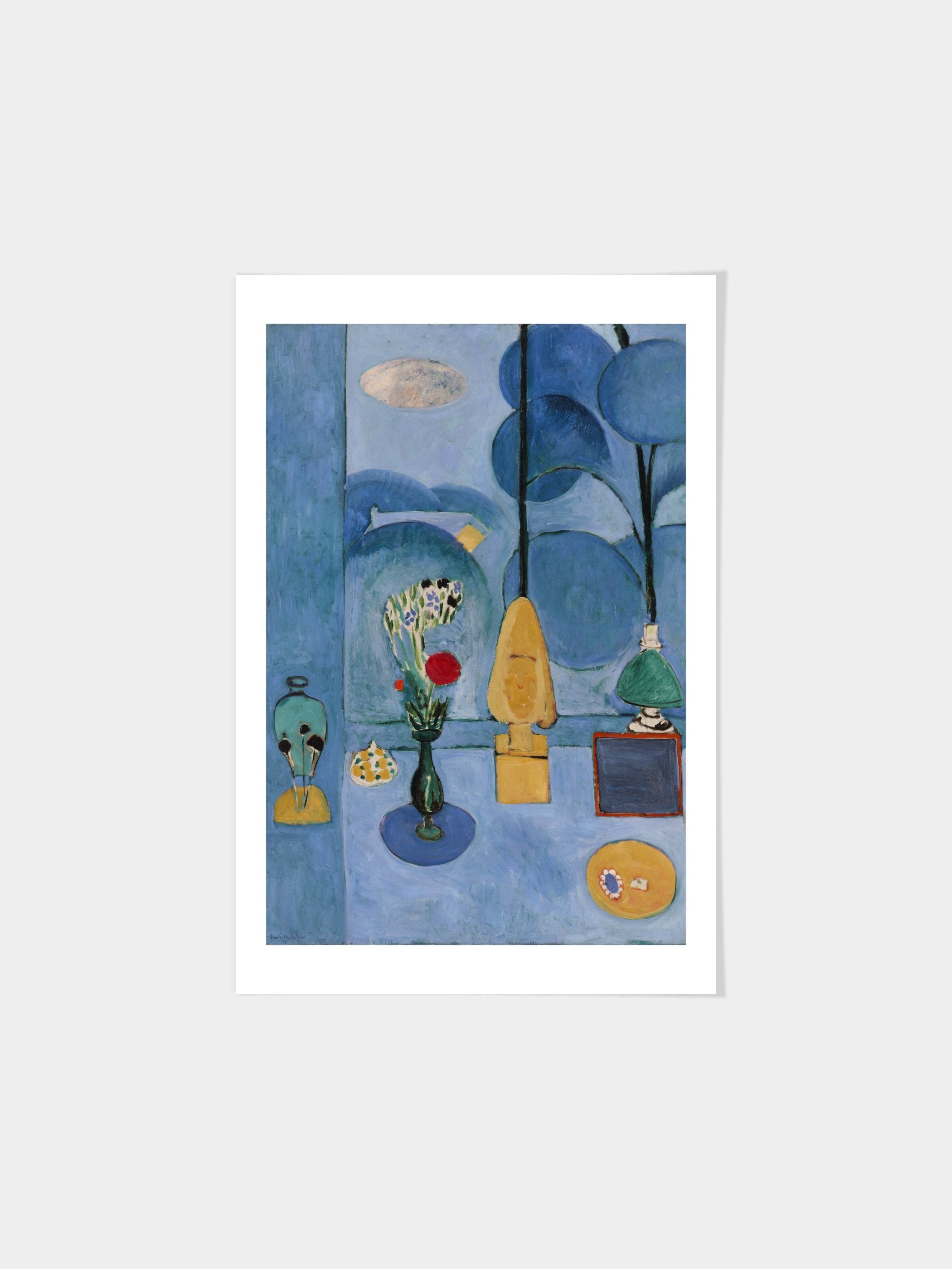 Henri Matisse - La glace sans tain (The Blue Window)