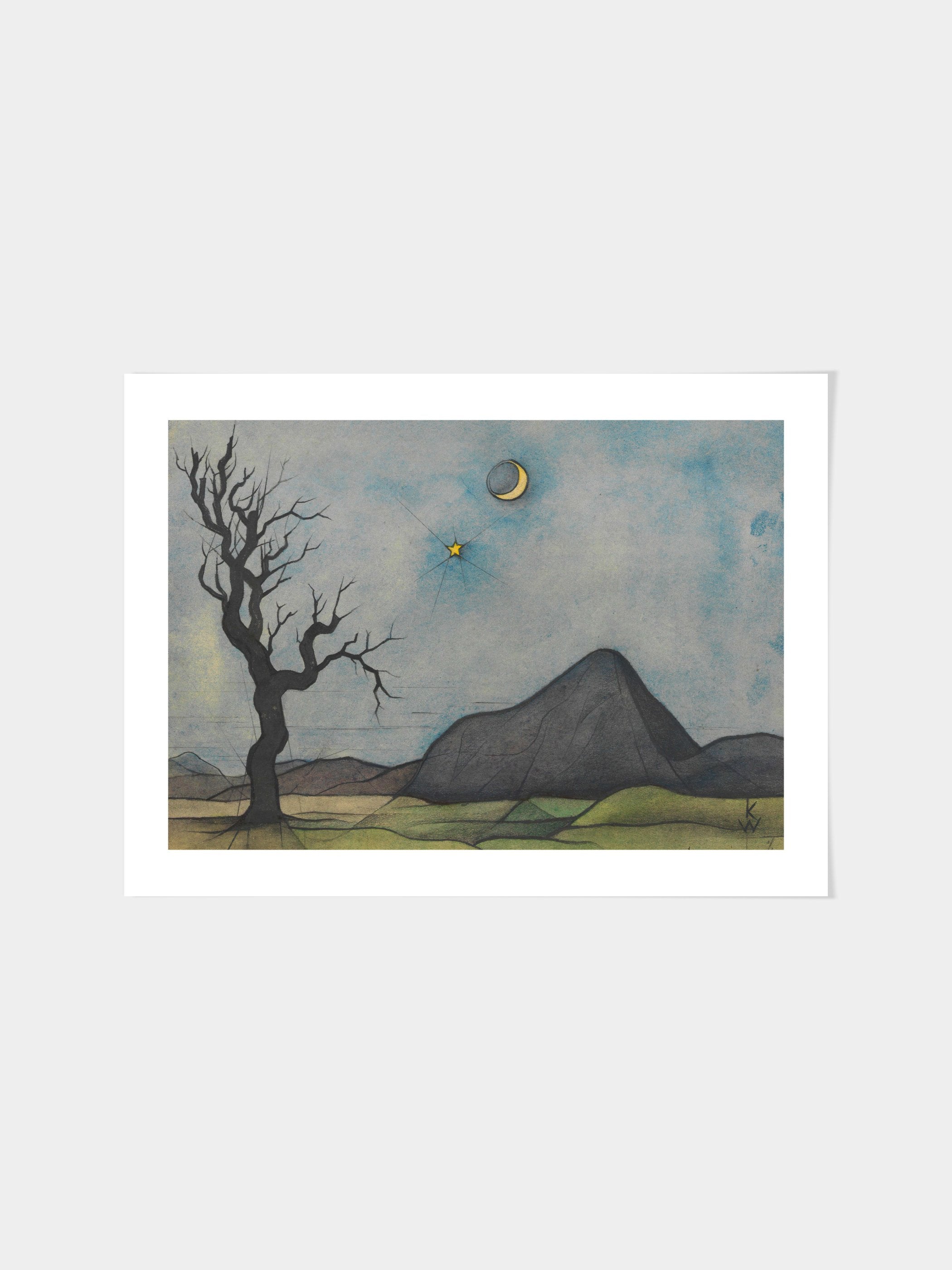 Karl Wiener - Mond und Venus