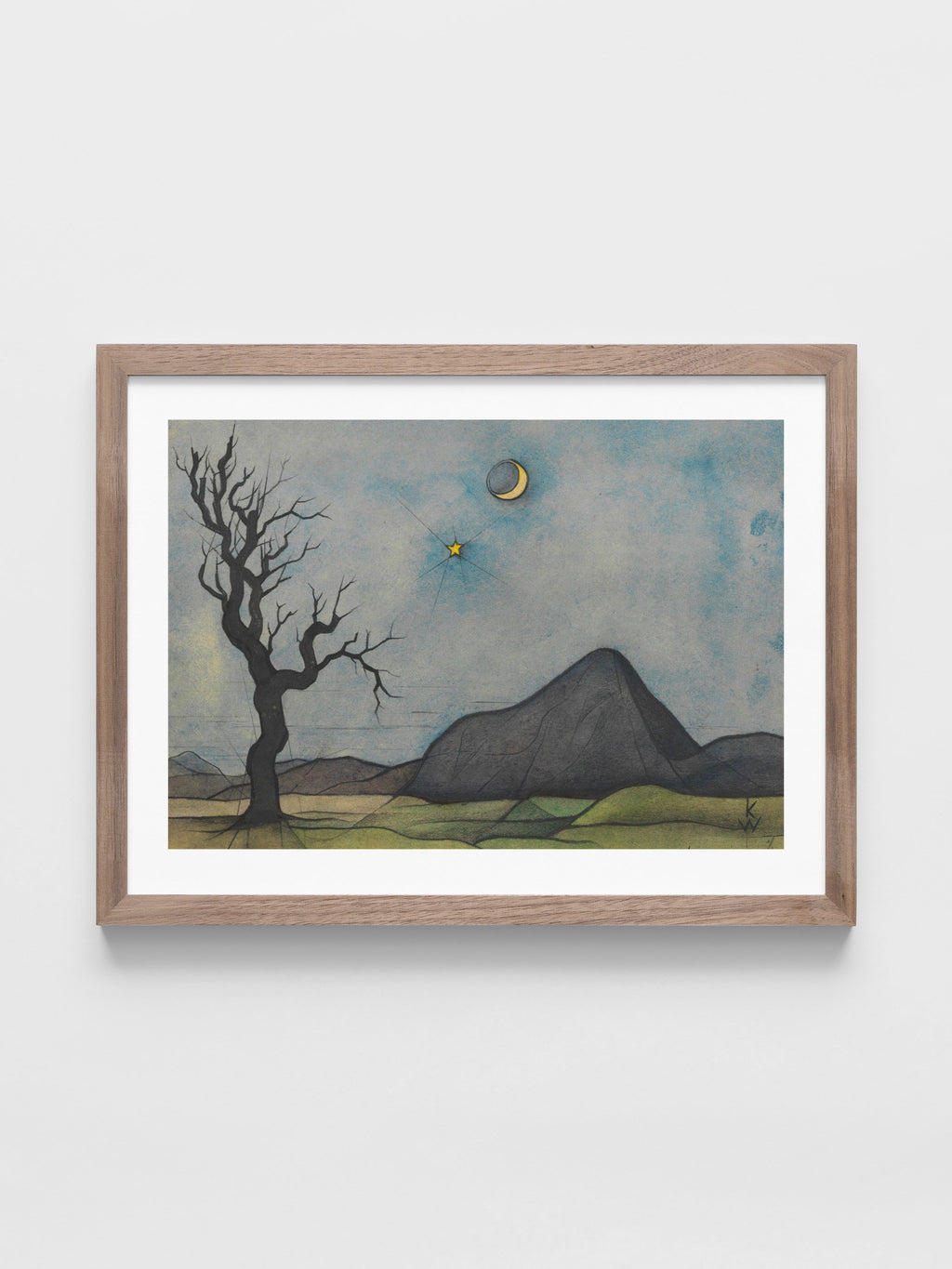 Mond und Venus