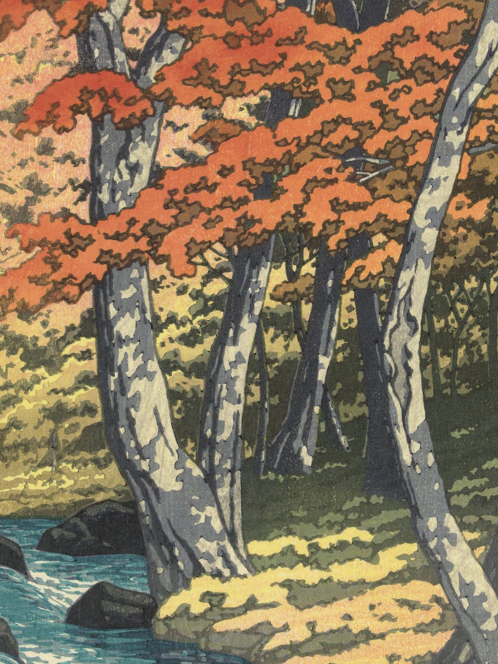 Kawase Hasui - Autumn In Oirase