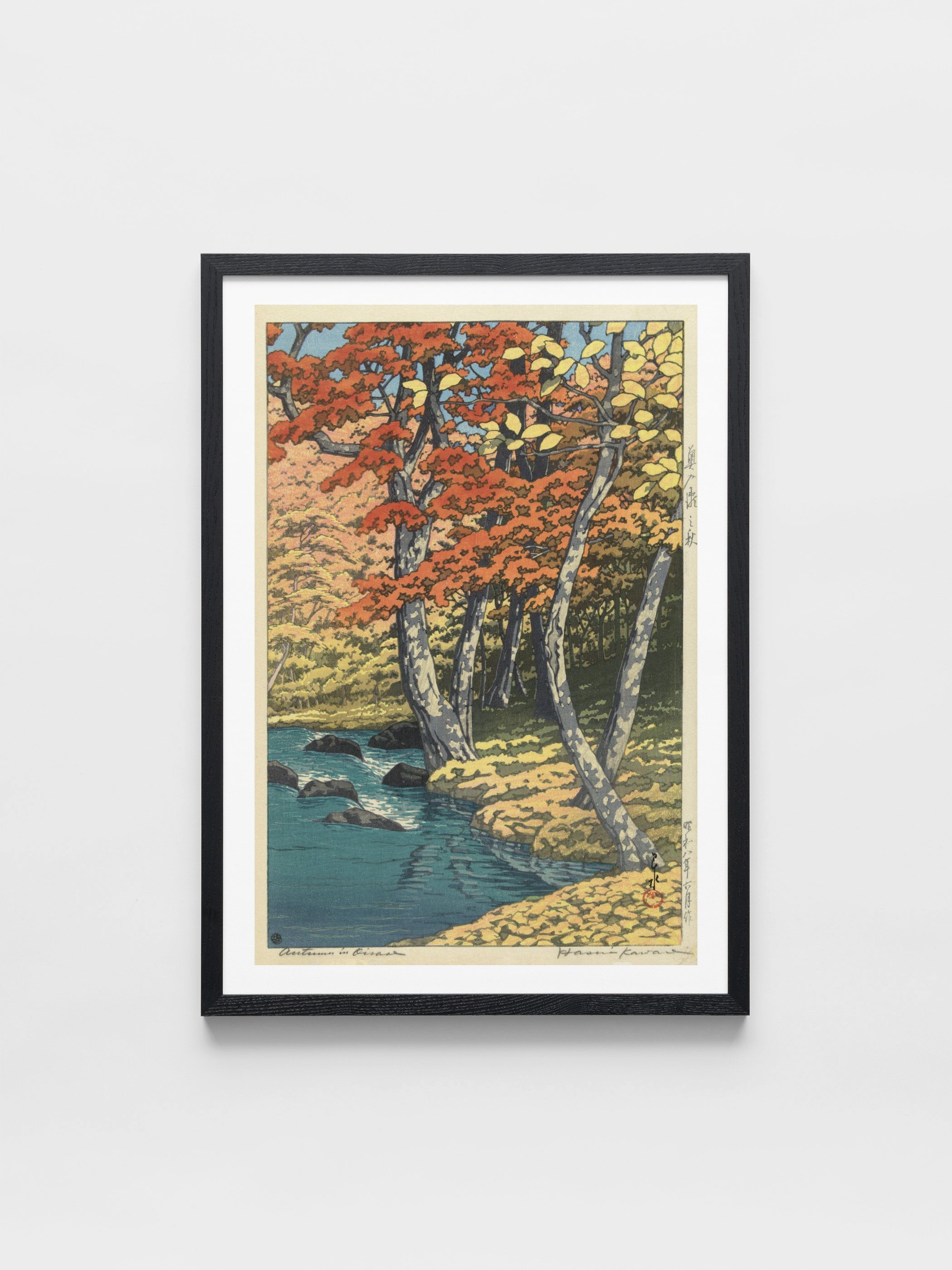 Kawase Hasui - Autumn In Oirase
