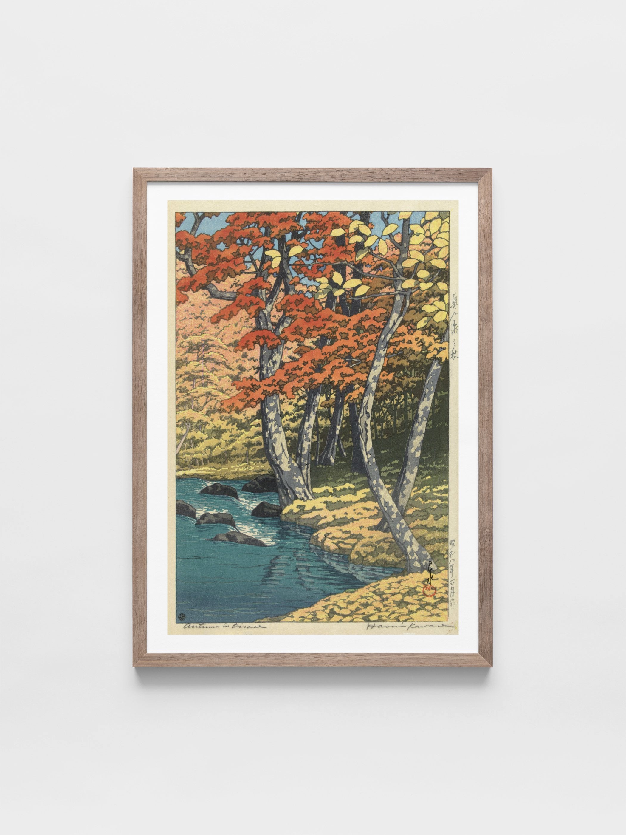 Kawase Hasui - Autumn In Oirase
