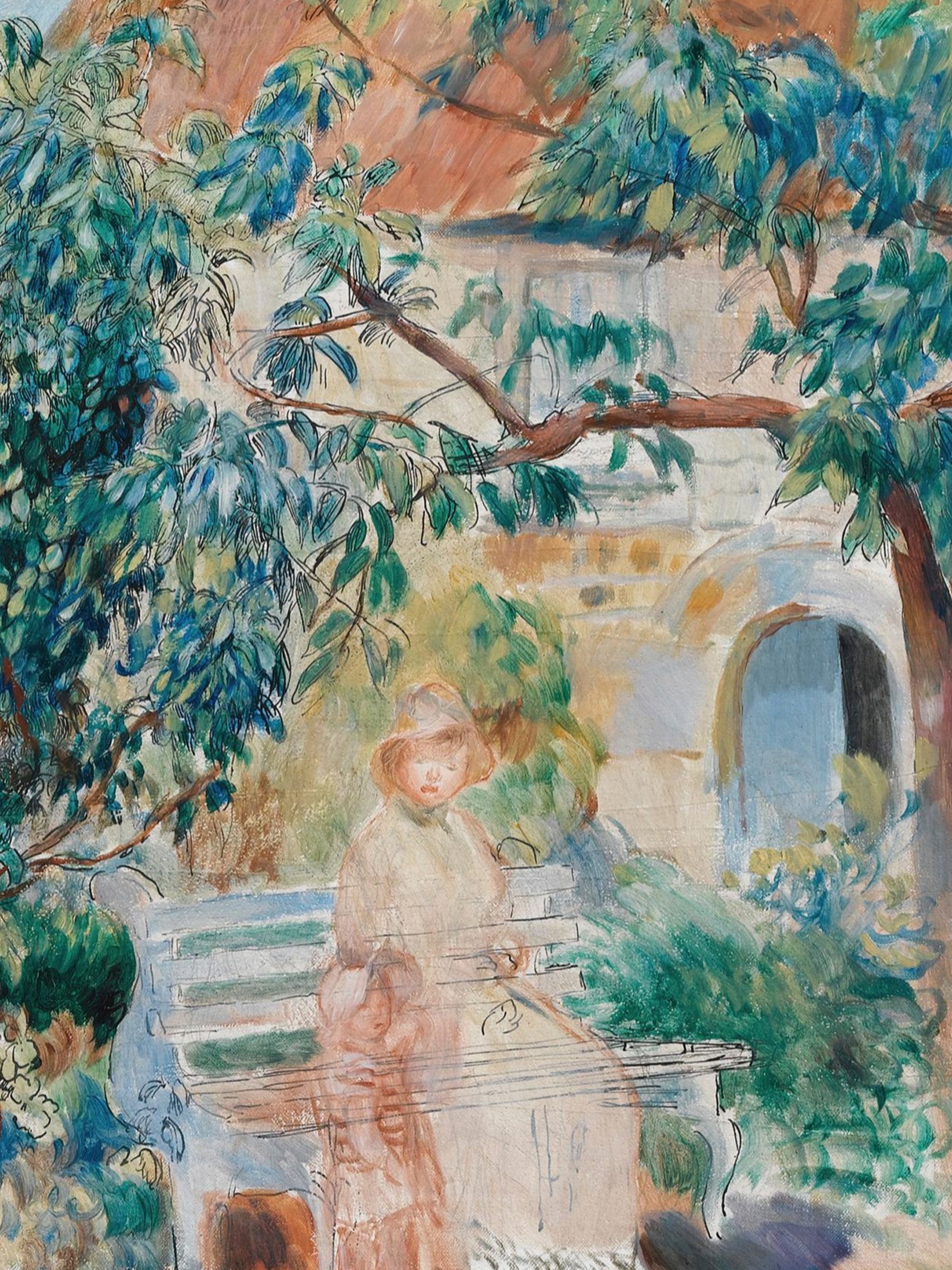 Pierre-Auguste Renoir - Au Jardin En Bretagne