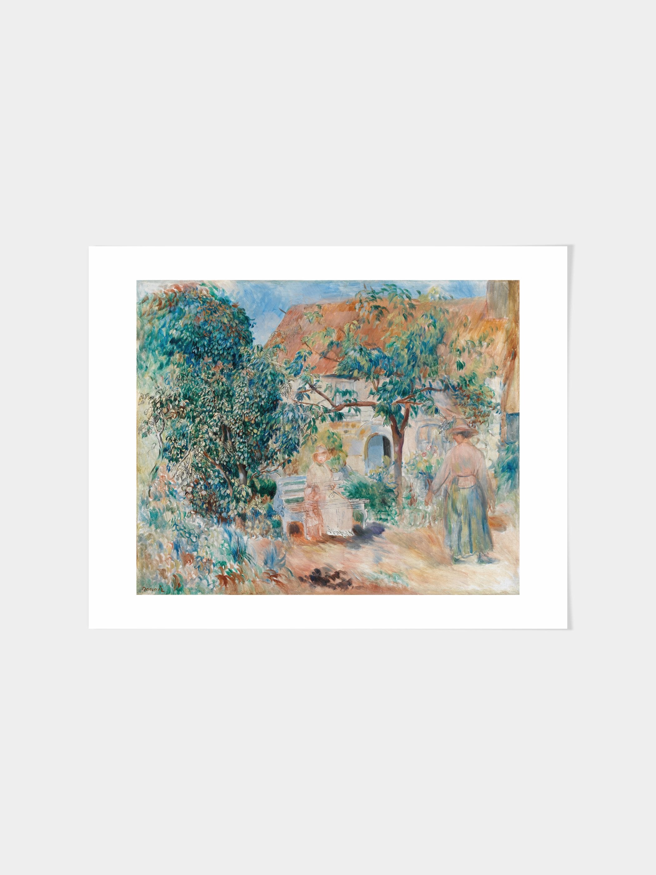 Pierre-Auguste Renoir - Au Jardin En Bretagne