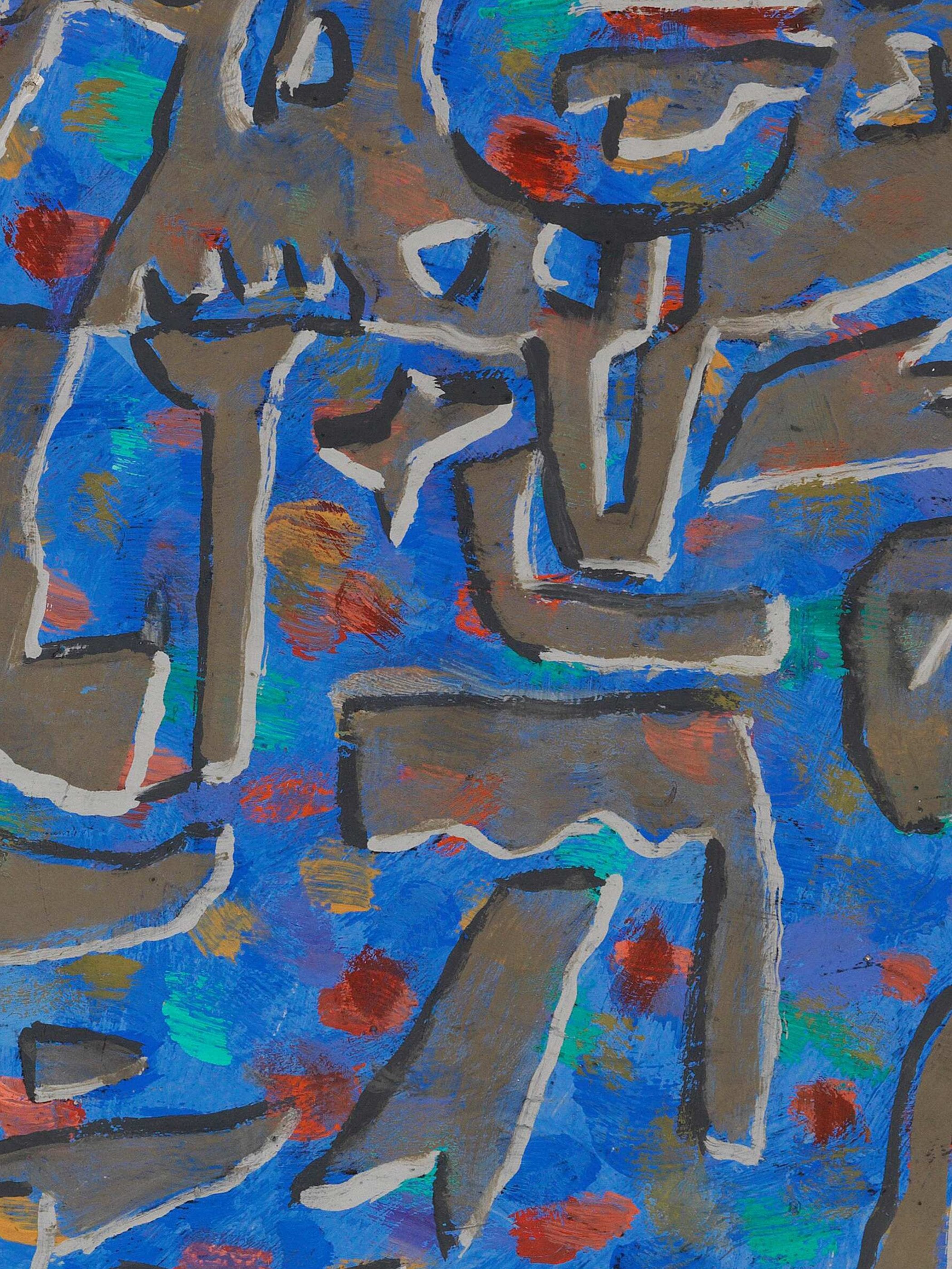 Willi Baumeister - Blaue Mauer