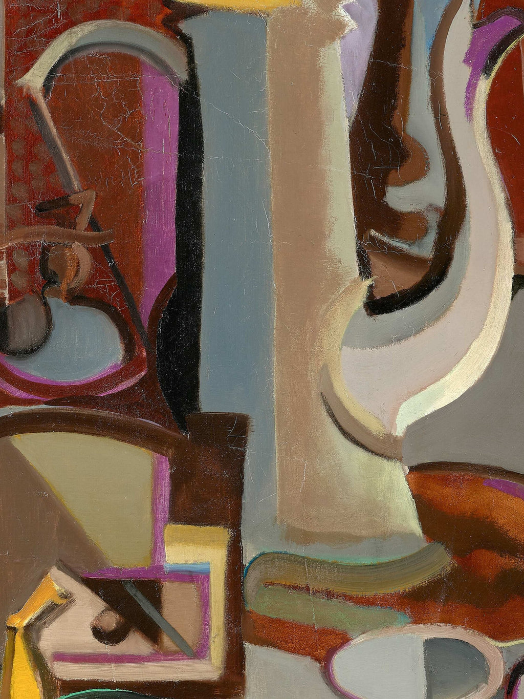Youla Chapoval - Nature morte à la cafetière et fruits