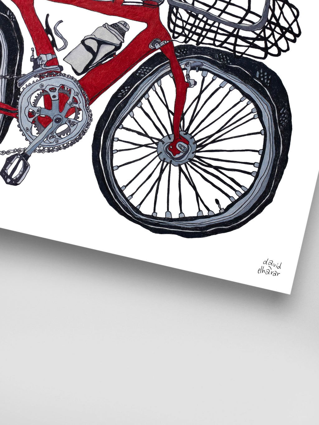 David Elharar - The Red Bicycle