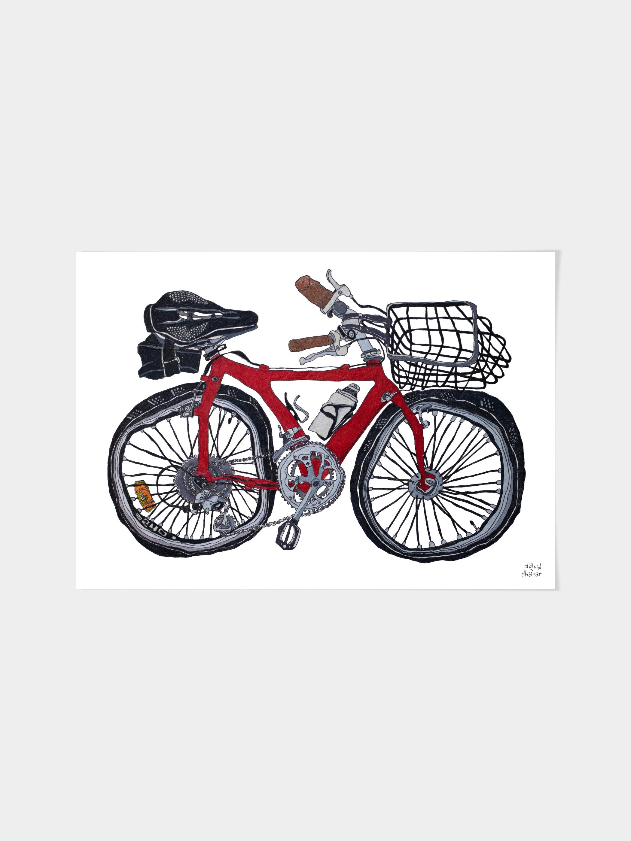 David Elharar - The Red Bicycle