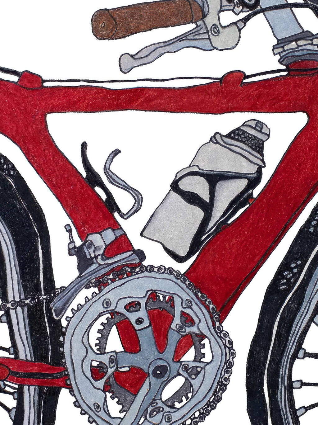 David Elharar - The Red Bicycle