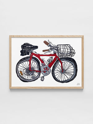 David Elharar - The Red Bicycle