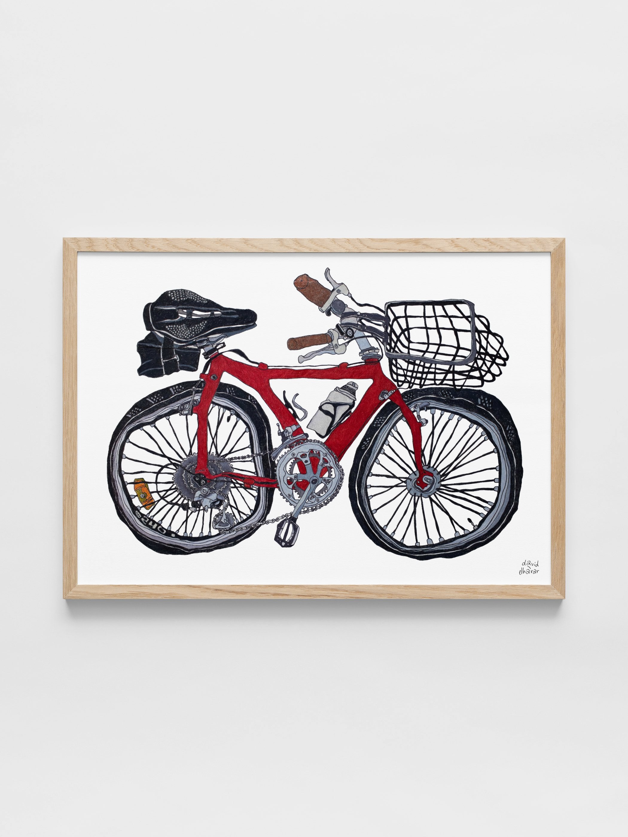 David Elharar - The Red Bicycle