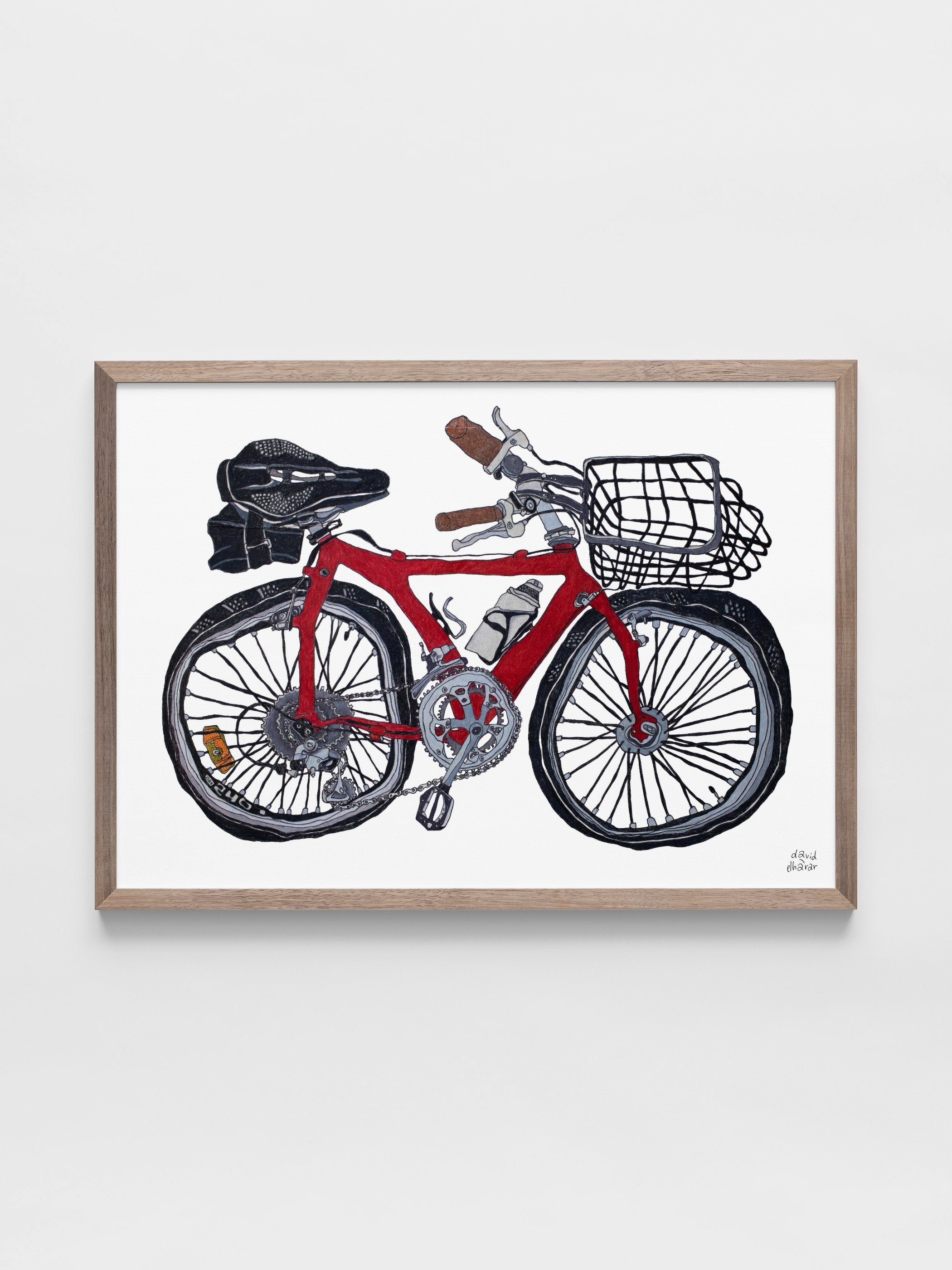 David Elharar - The Red Bicycle