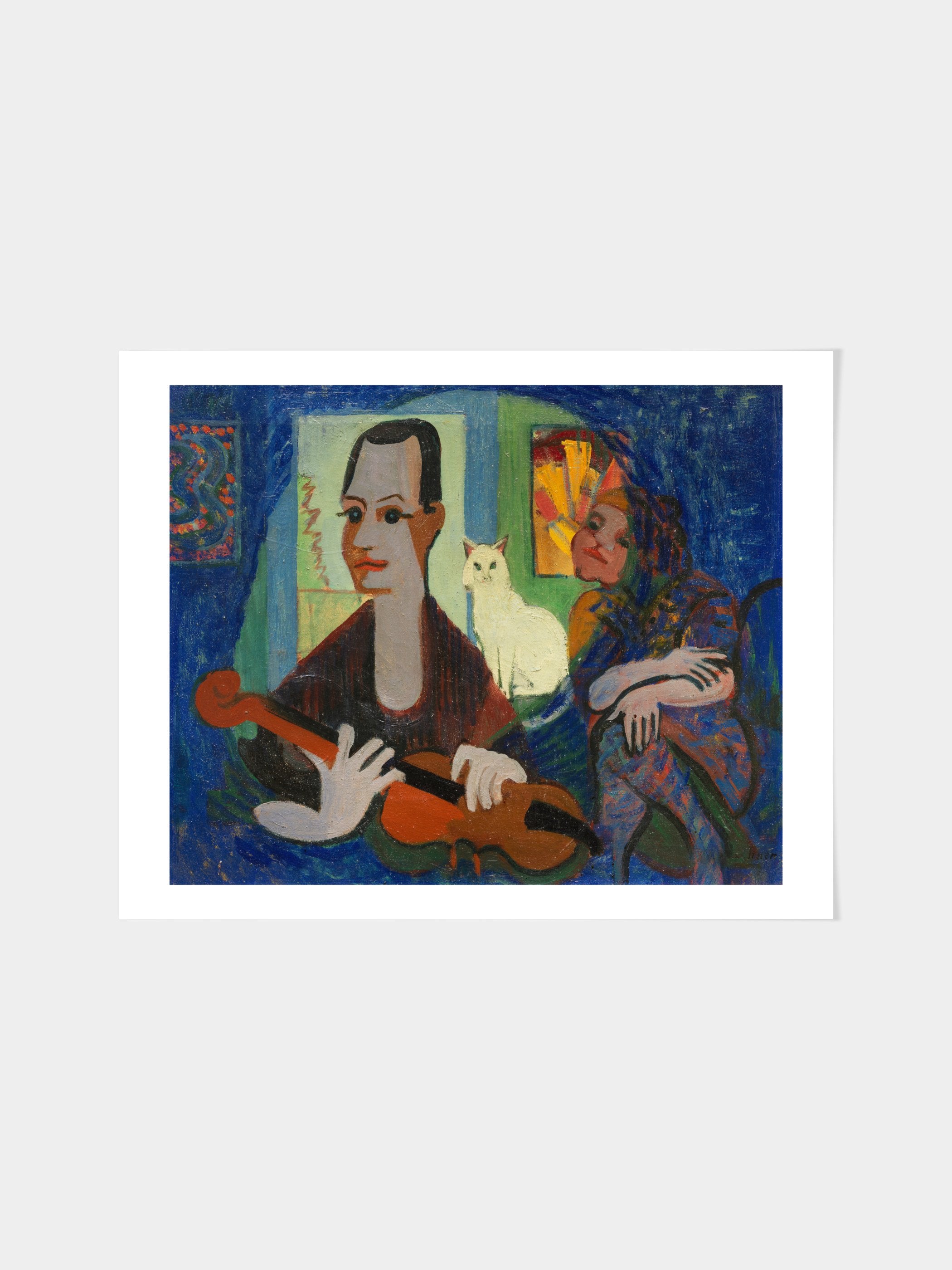 Hommage à Klee (Bildnis Paul Klee und Frau)