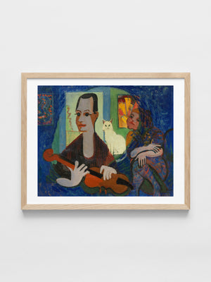Ernst Ludwig Kirchner - Hommage à Klee (Bildnis Paul Klee und Frau)