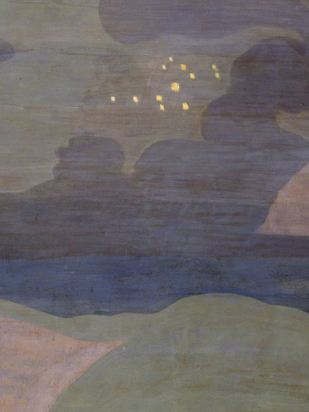 Otto Meyer-Amden - Starry Night above Lake Walen