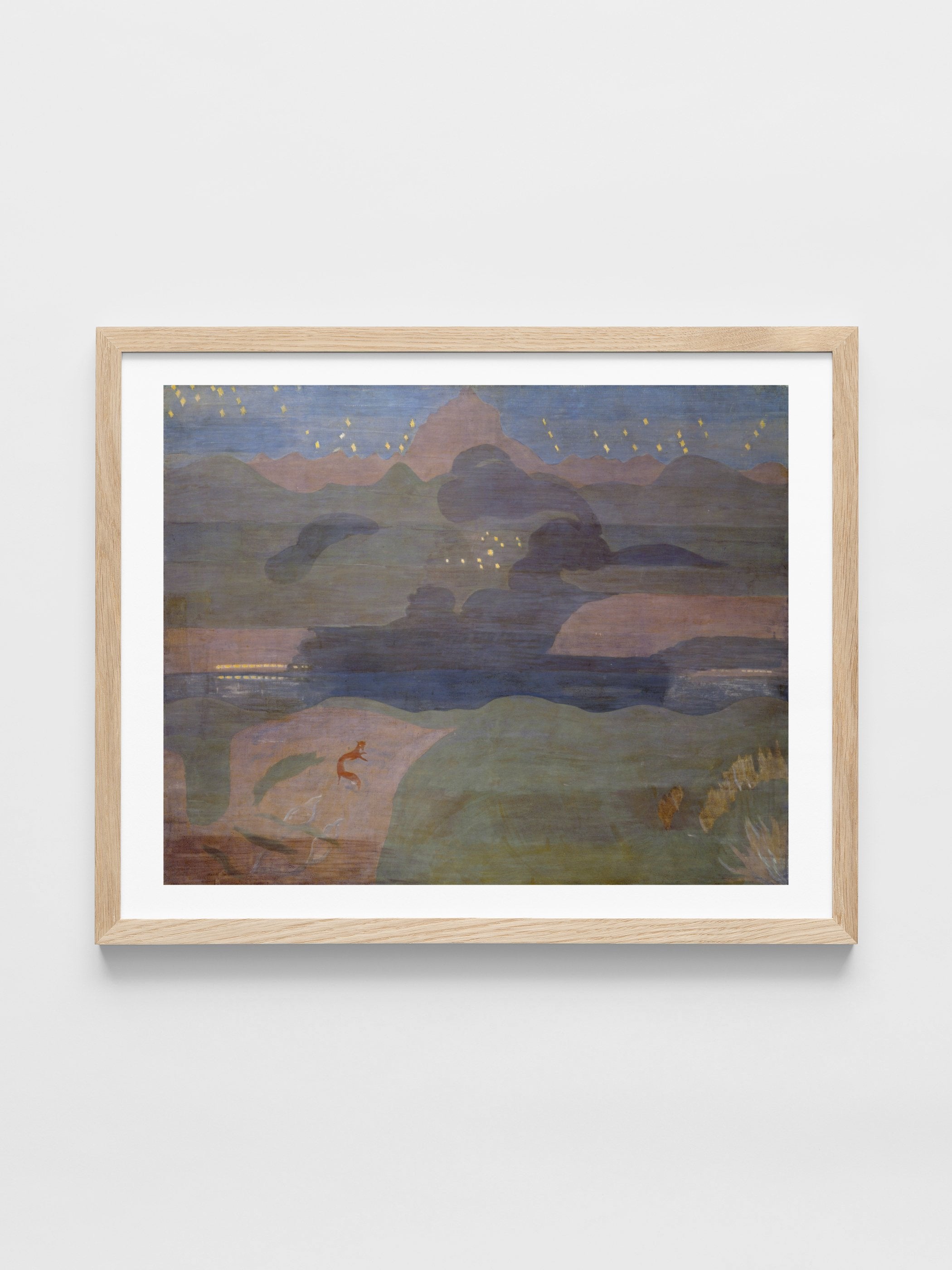 Otto Meyer-Amden - Starry Night above Lake Walen