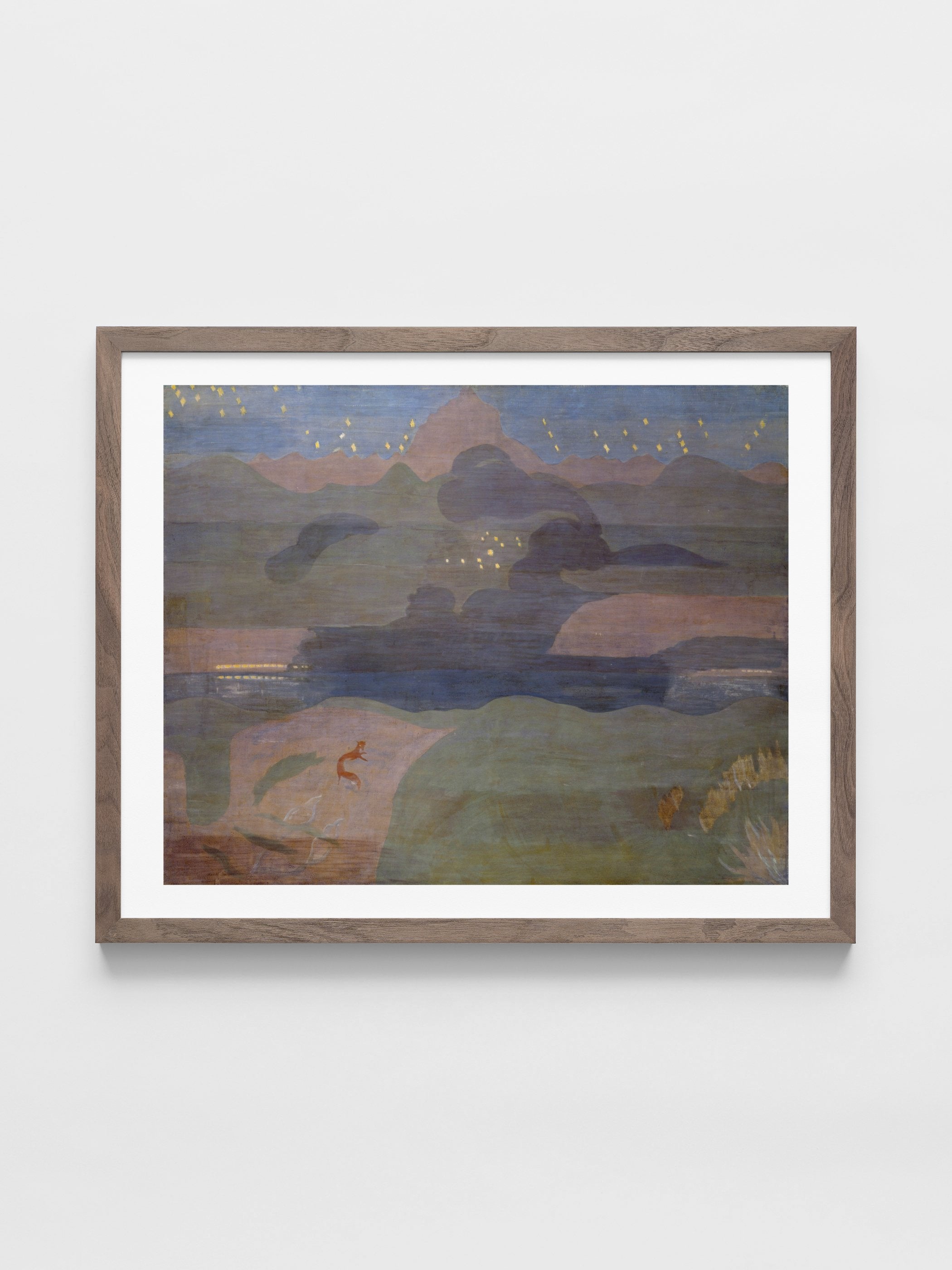 Otto Meyer-Amden - Starry Night above Lake Walen