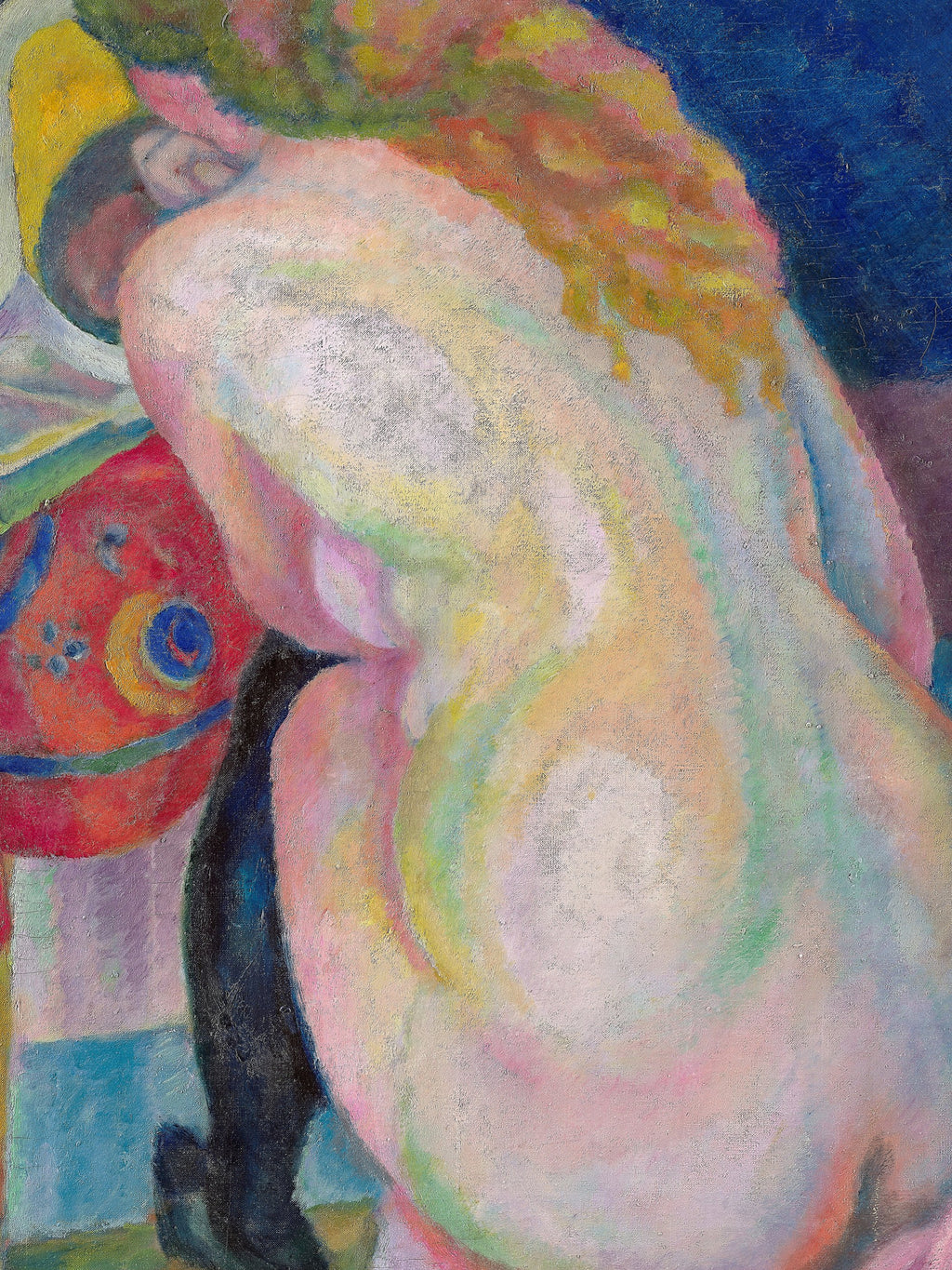 Robert Delaunay - Nude woman reading