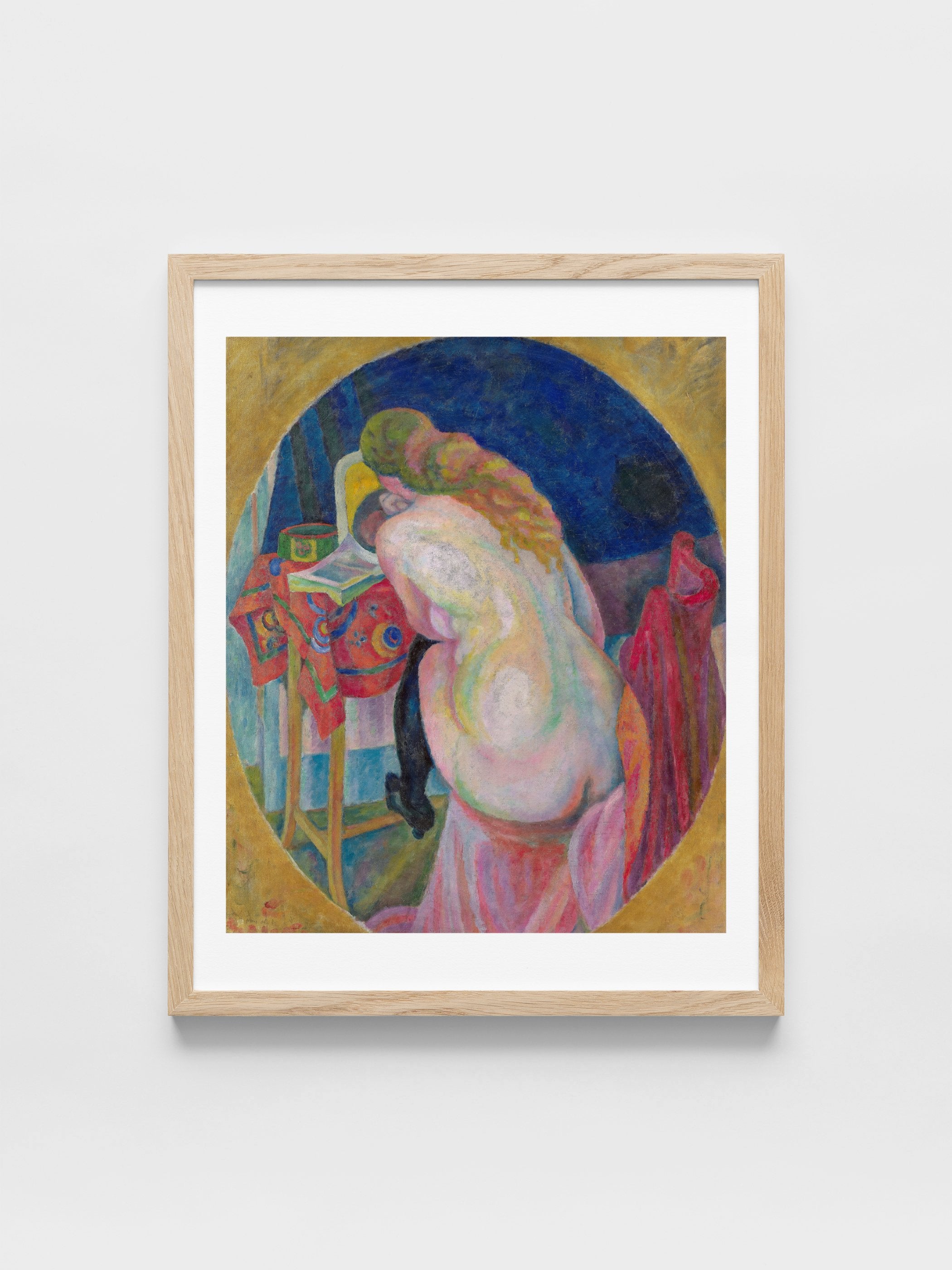 Robert Delaunay - Nude woman reading