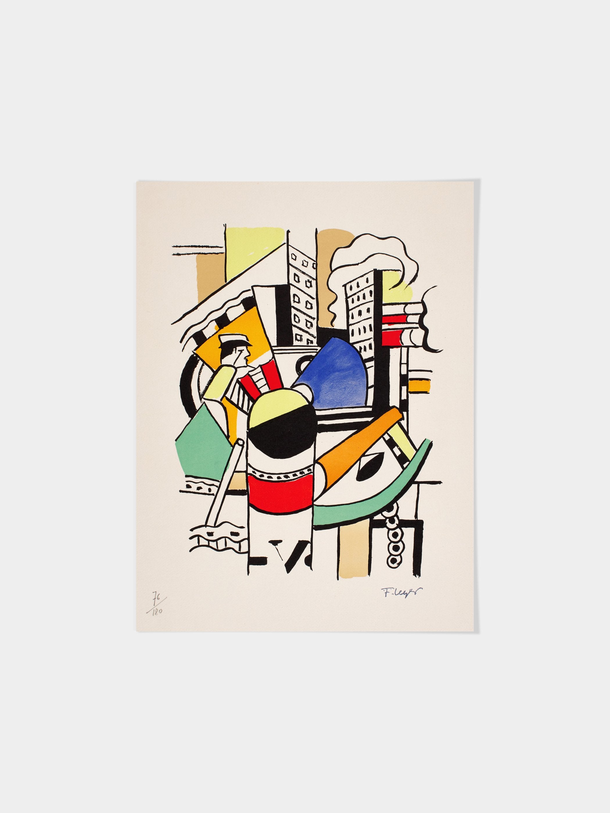 Fernand Leger - Le Remorqueur Dans La Ville (The Tug in the City)