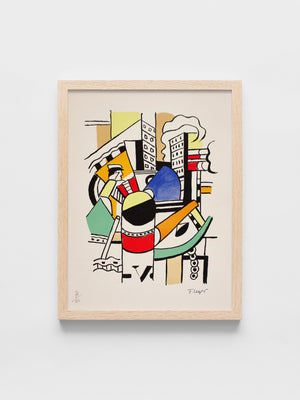 Fernand Leger - Le Remorqueur Dans La Ville (The Tug in the City)