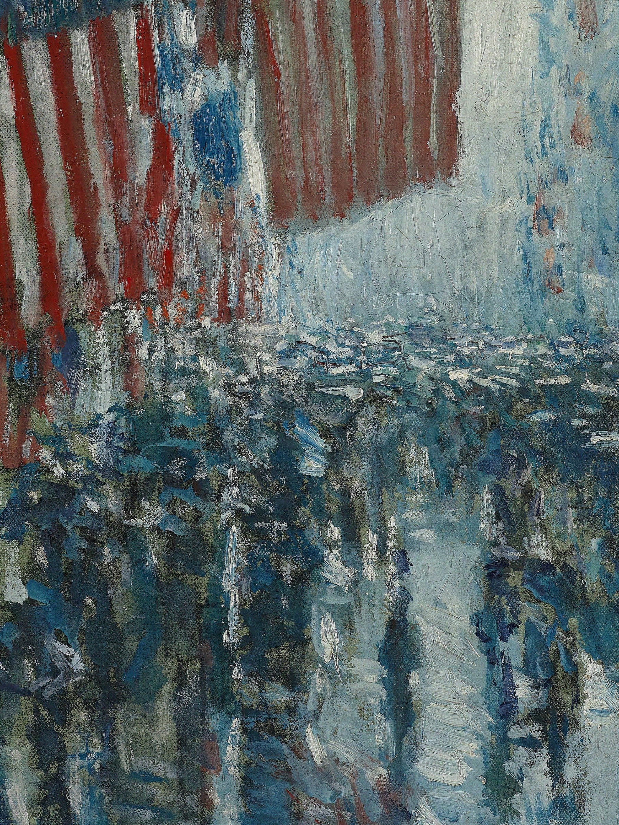 Childe Hassam - Rainy Day, Fifth Avenue