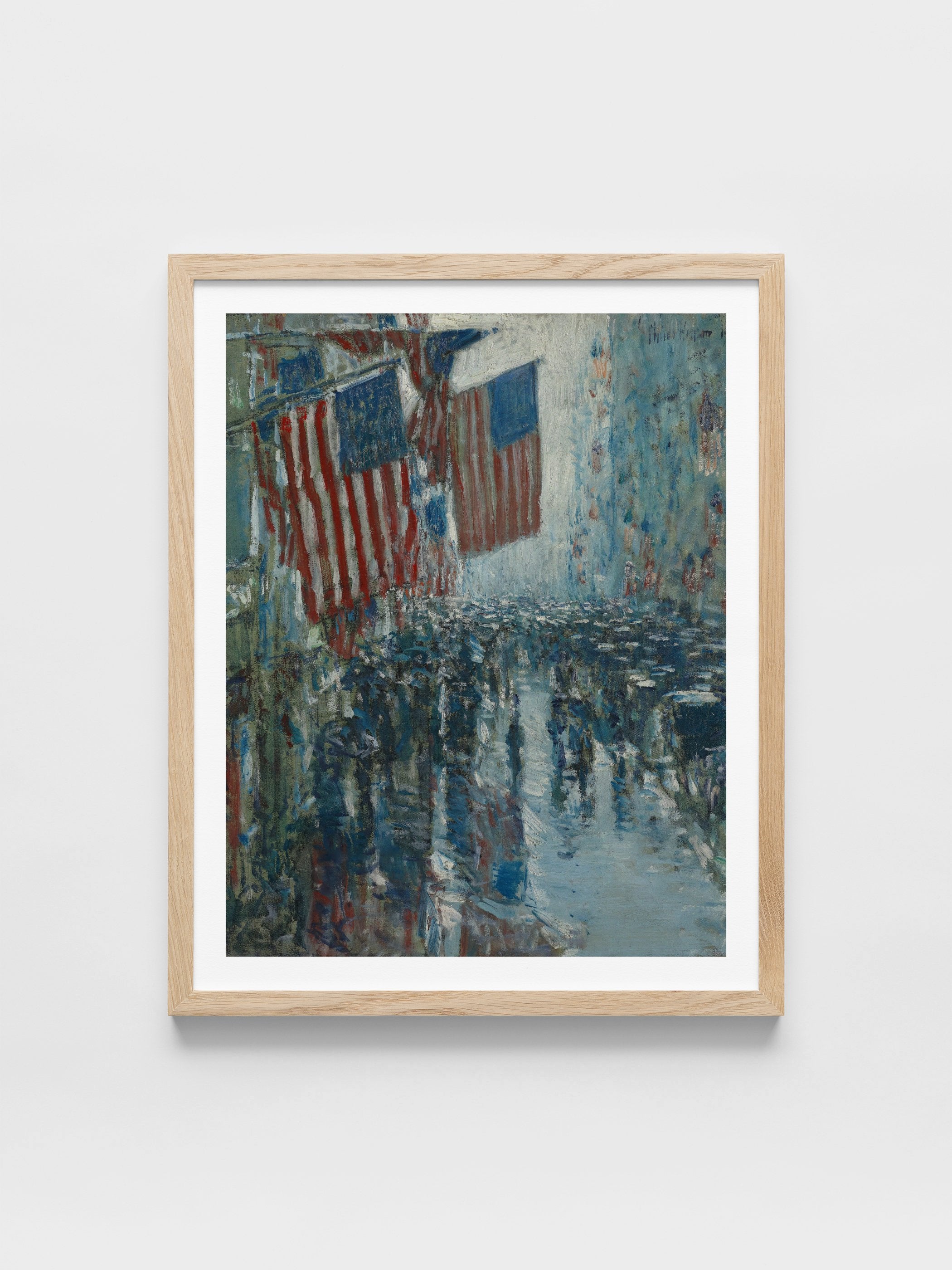 Childe Hassam - Rainy Day, Fifth Avenue