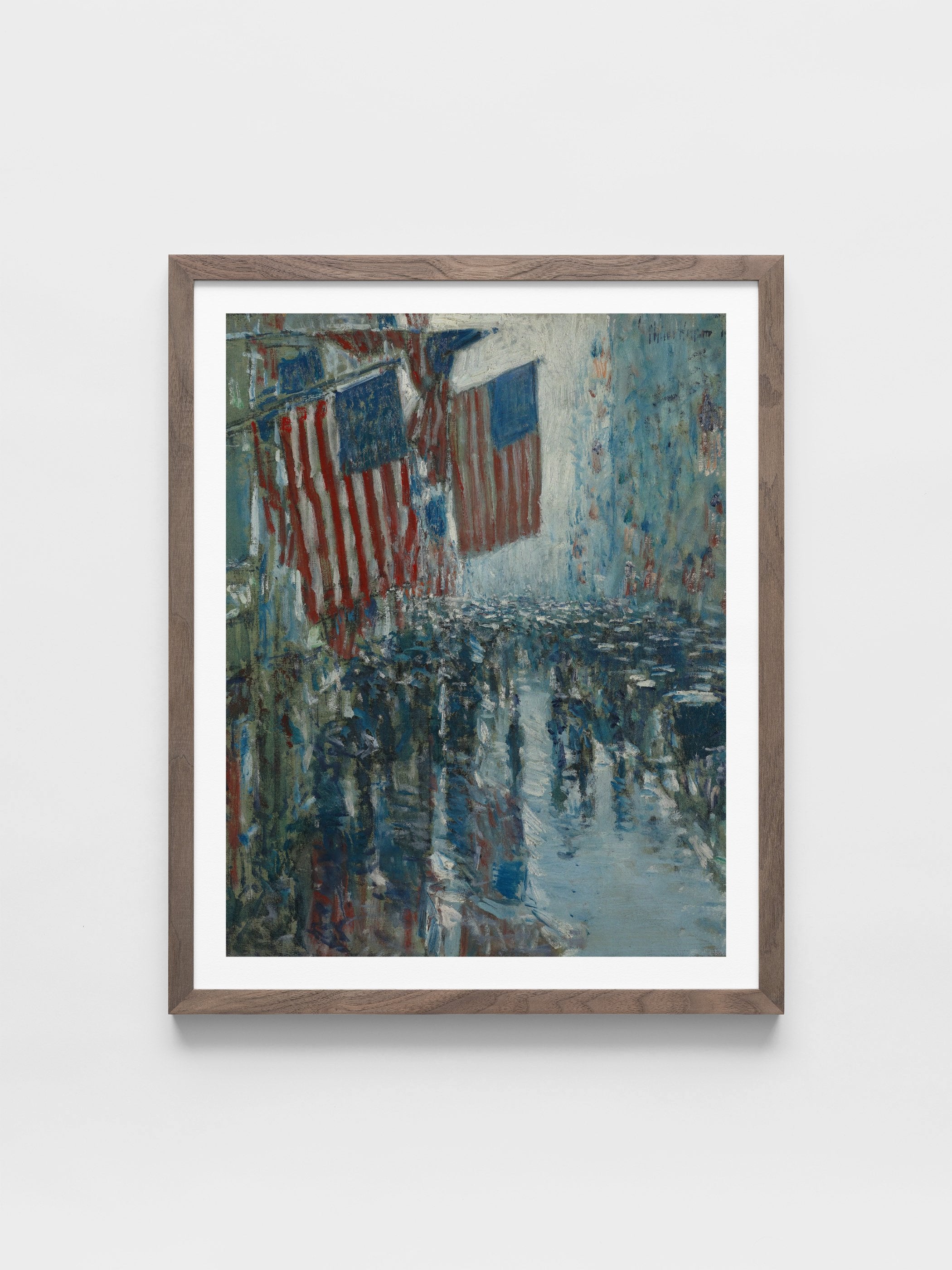 Childe Hassam - Rainy Day, Fifth Avenue