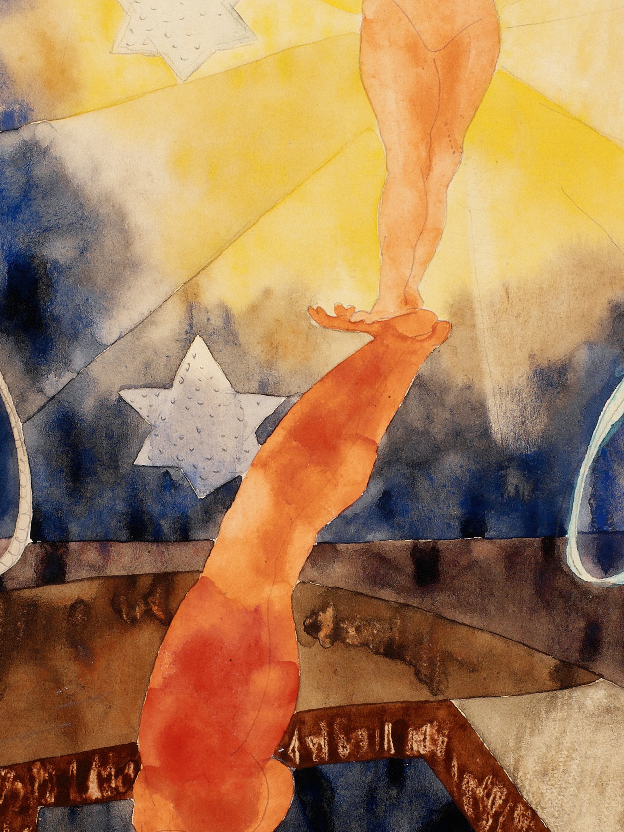 Charles Demuth - Two Acrobats in Red Tights