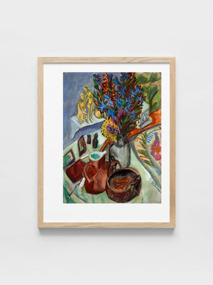 Ernst Ludwig Kirchner - Still Life with Jug and African Bowl