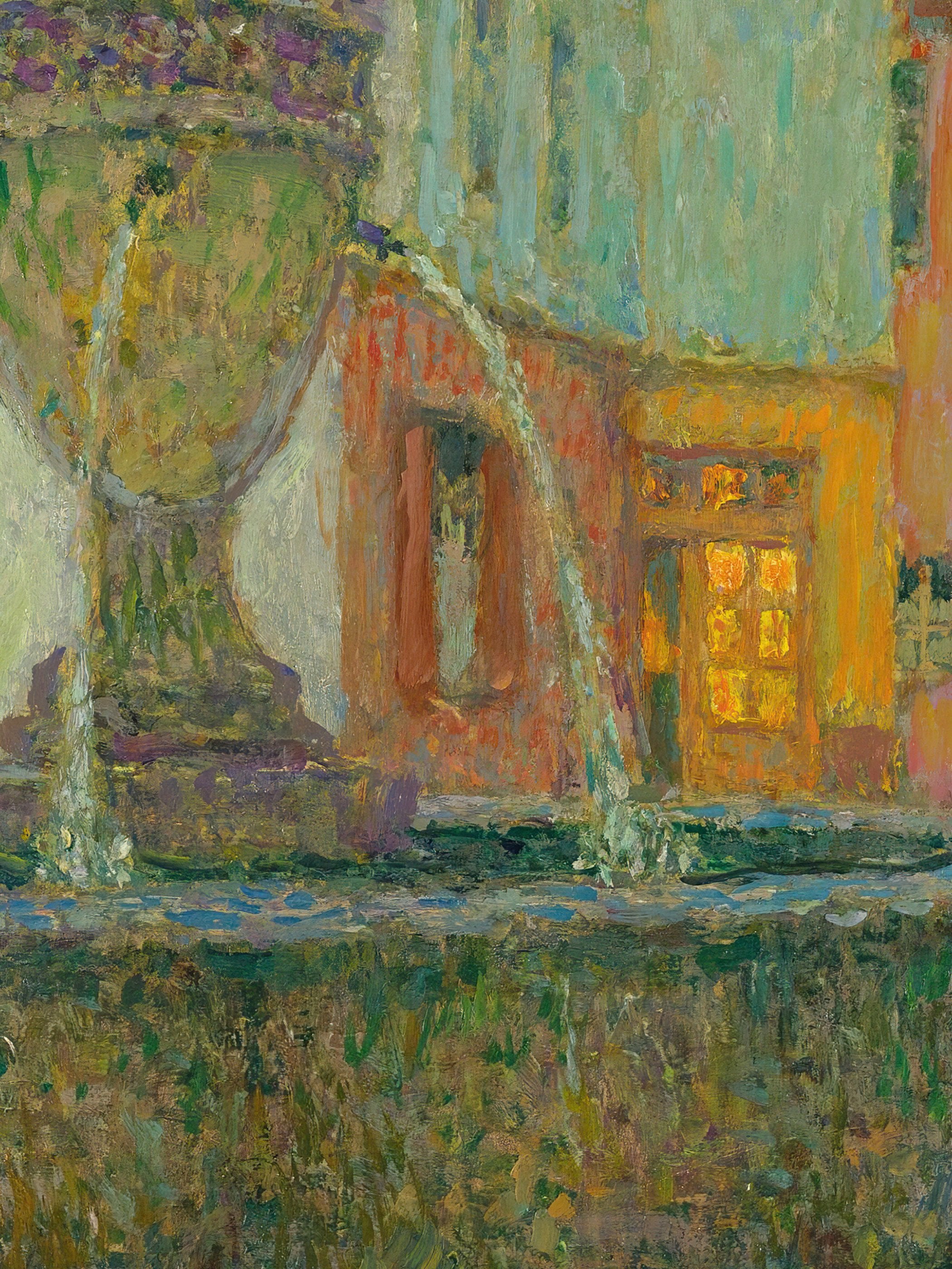 Henri Le Sidaner - La Fontaine, Saint-Paul De Vence