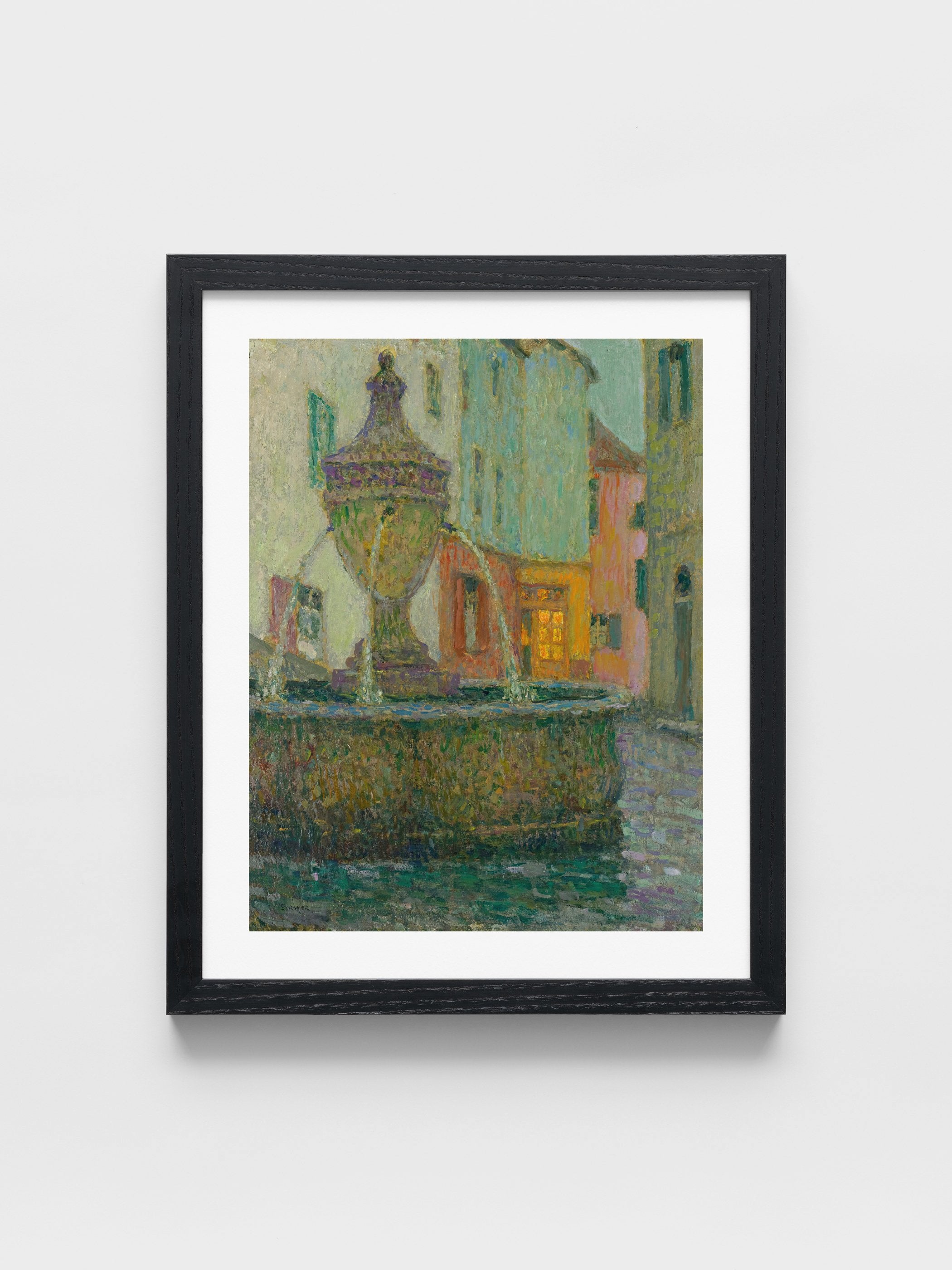 Henri Le Sidaner - La Fontaine, Saint-Paul De Vence