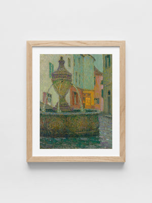 Henri Le Sidaner - La Fontaine, Saint-Paul De Vence
