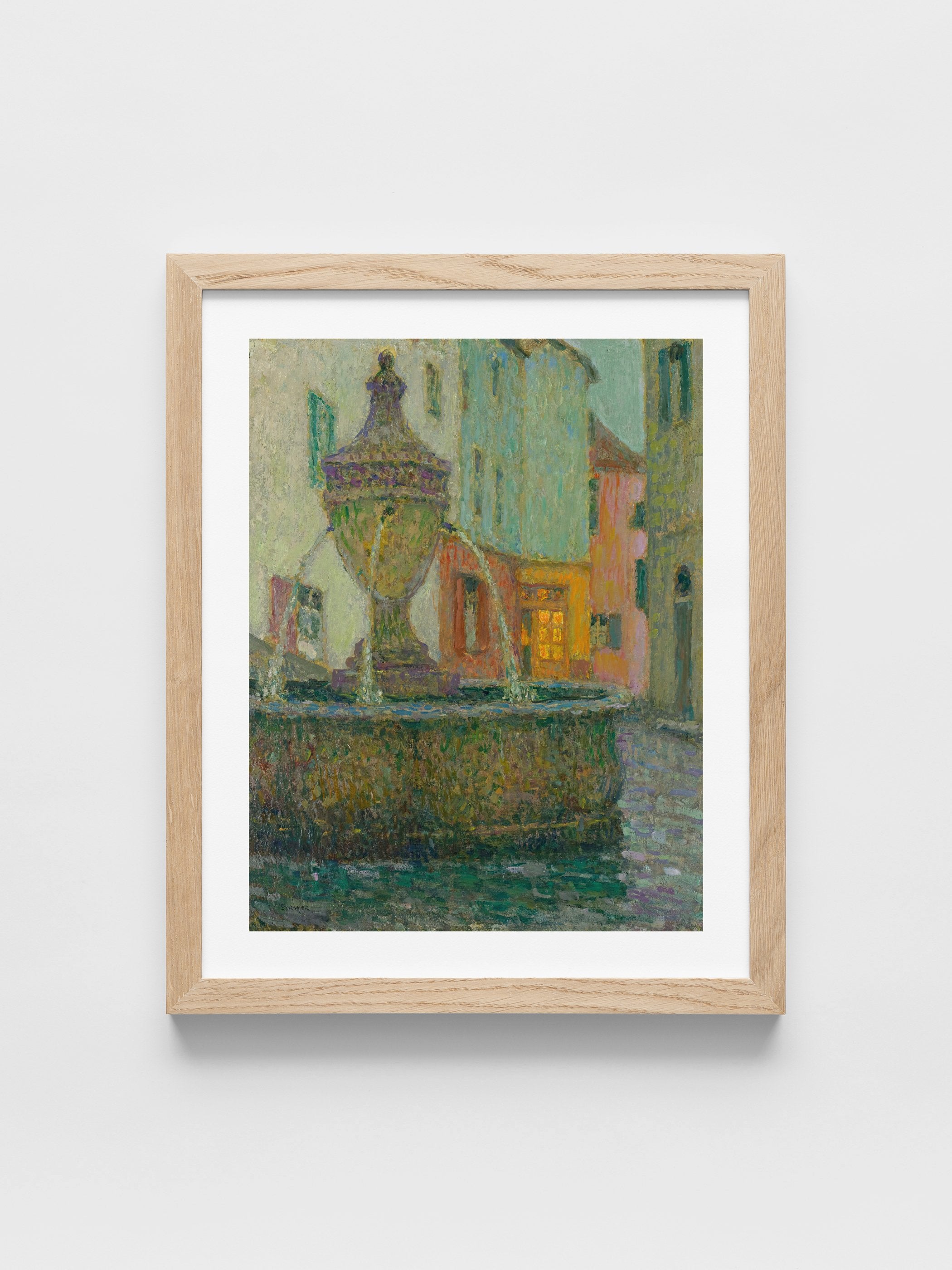 Henri Le Sidaner - La Fontaine, Saint-Paul De Vence