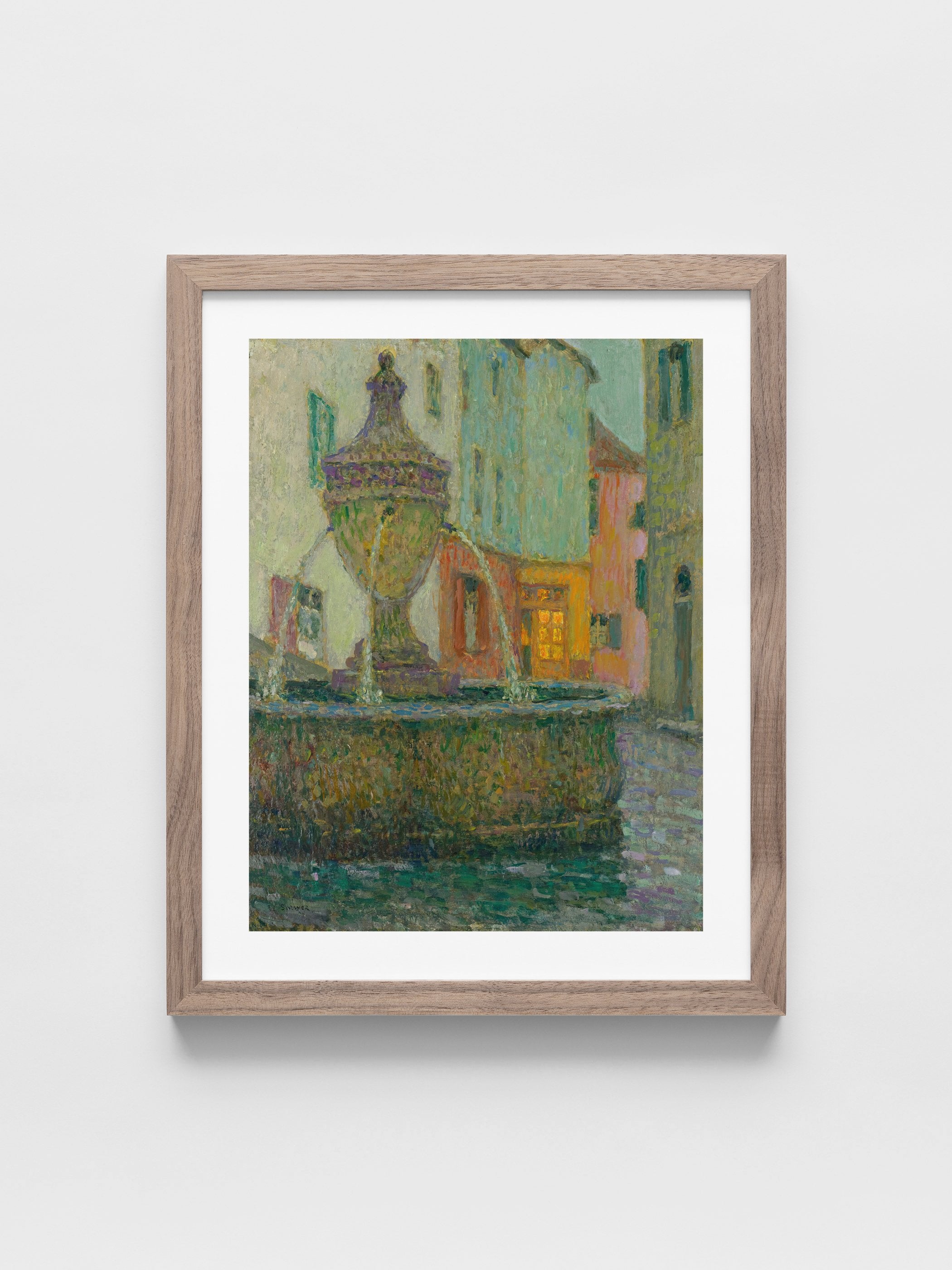 Henri Le Sidaner - La Fontaine, Saint-Paul De Vence