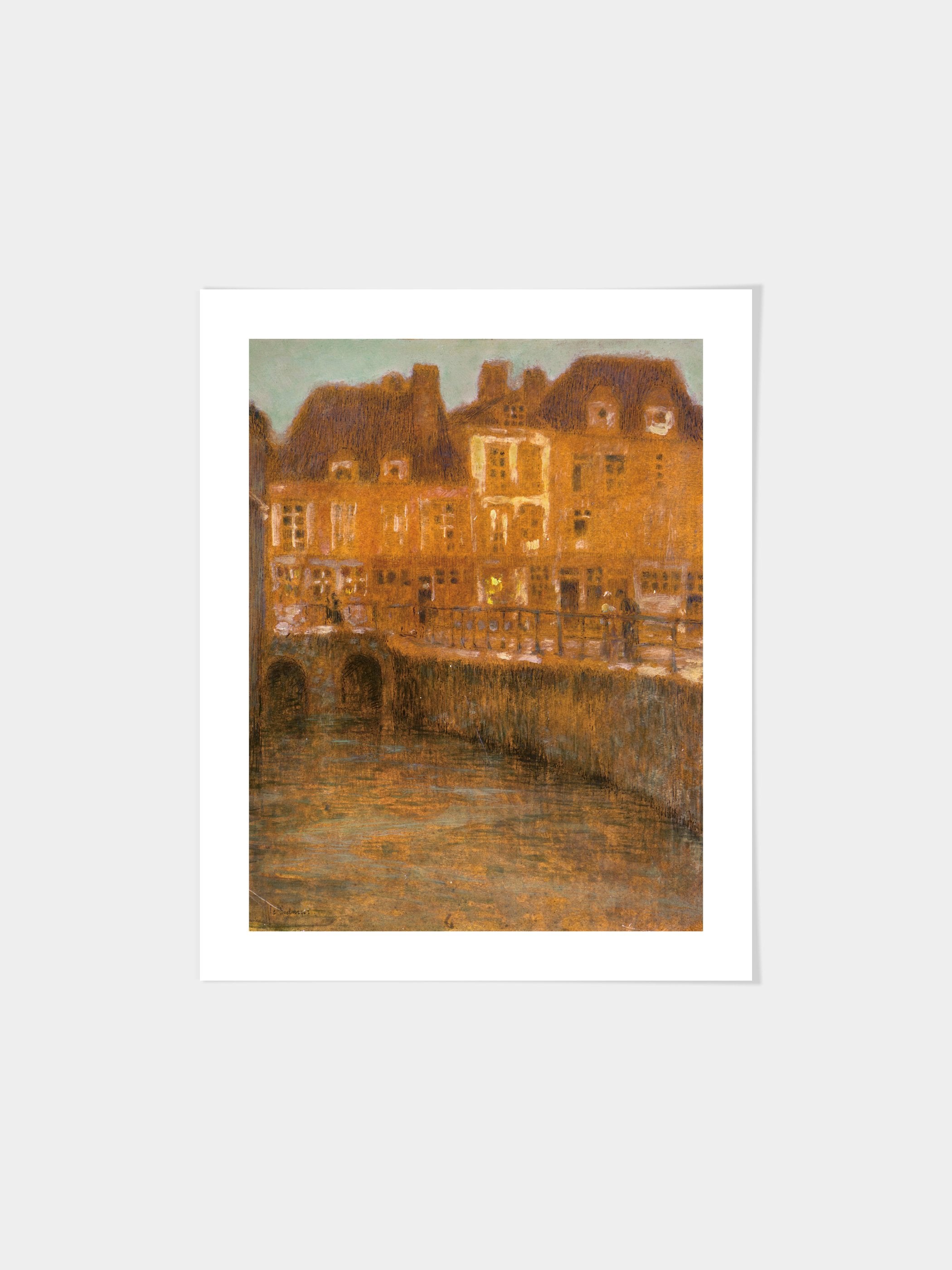 Henri Le Sidaner - Le Canal ou Le Soir